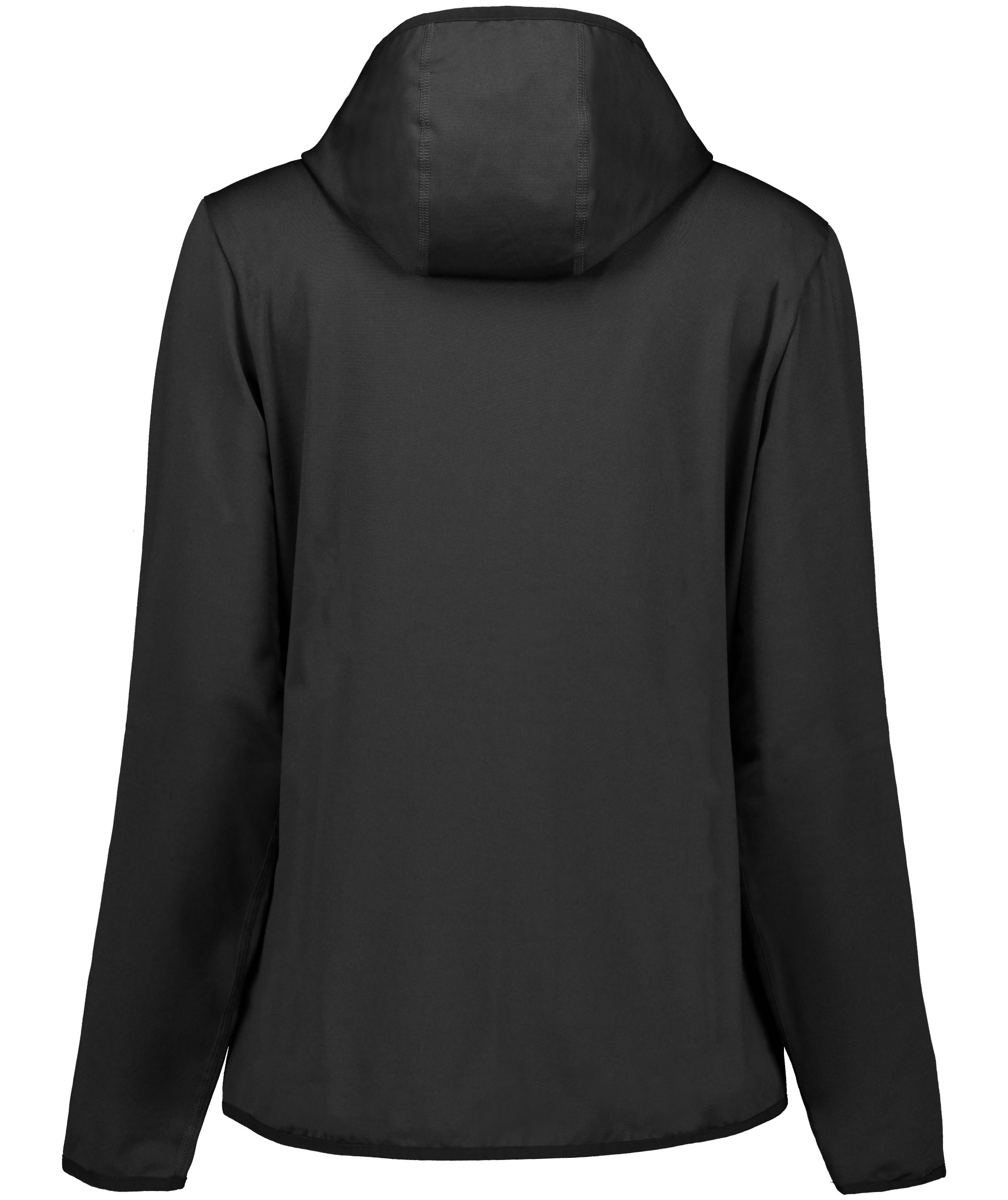 Westborn women's hoodie with zipper, Black, large image number 3