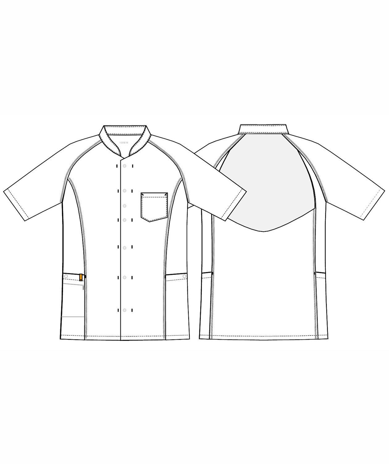 Kentaur short-sleeved  shirt, Turquoise, large image number 2