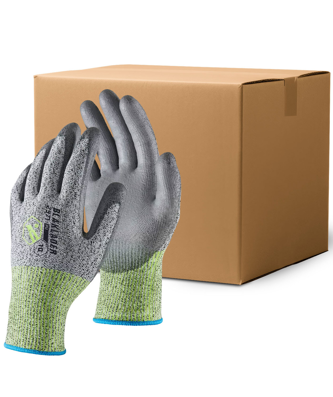 Bl&aring;kl&auml;der 2971 sk&auml;rskyddshandskar Cut B (l&aring;da med 144 par), Ljusgr&aring;tt/Gr&aring;tt