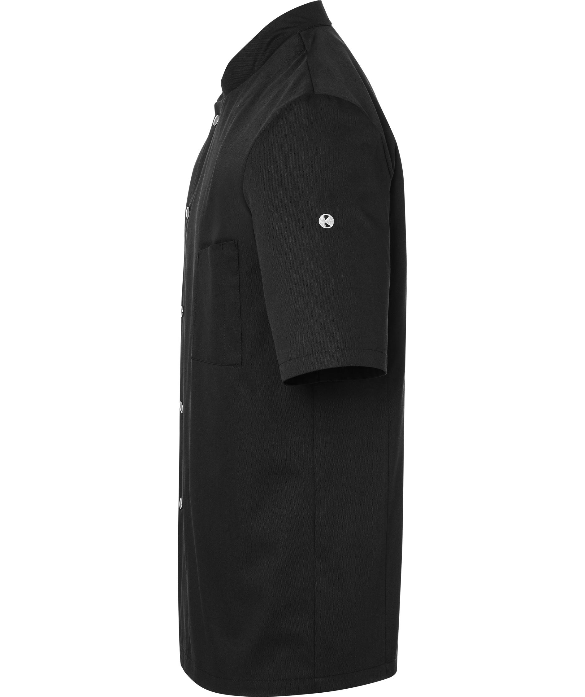 Karlowsky Gustav kort&auml;rmad kockjacka, Svart, large image number 4