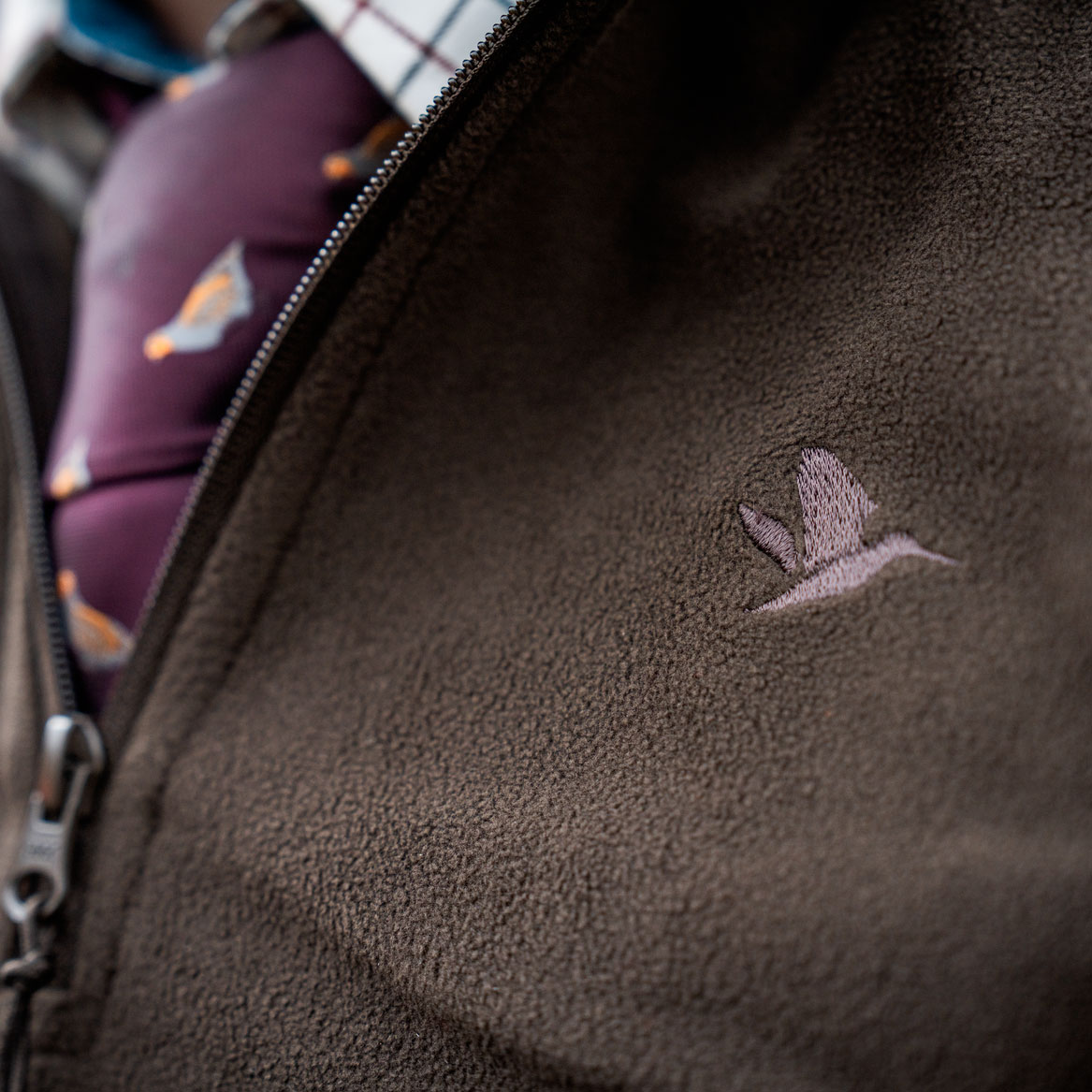 Seeland Benjamin Halfzip Fleecepullover, Dark brown, large image number 4