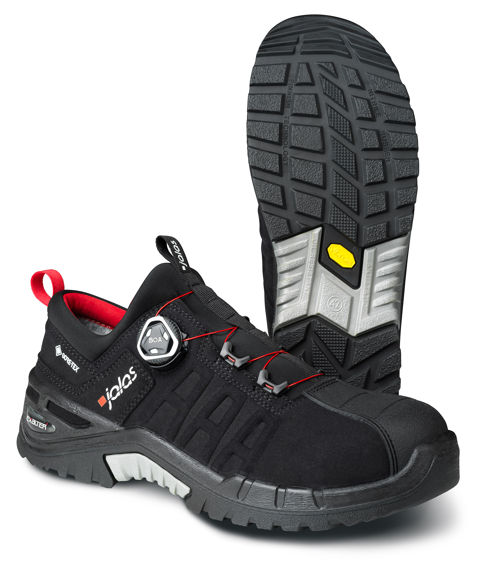 Jalas 9968 Exalter GTX skyddsskor S3, Svart