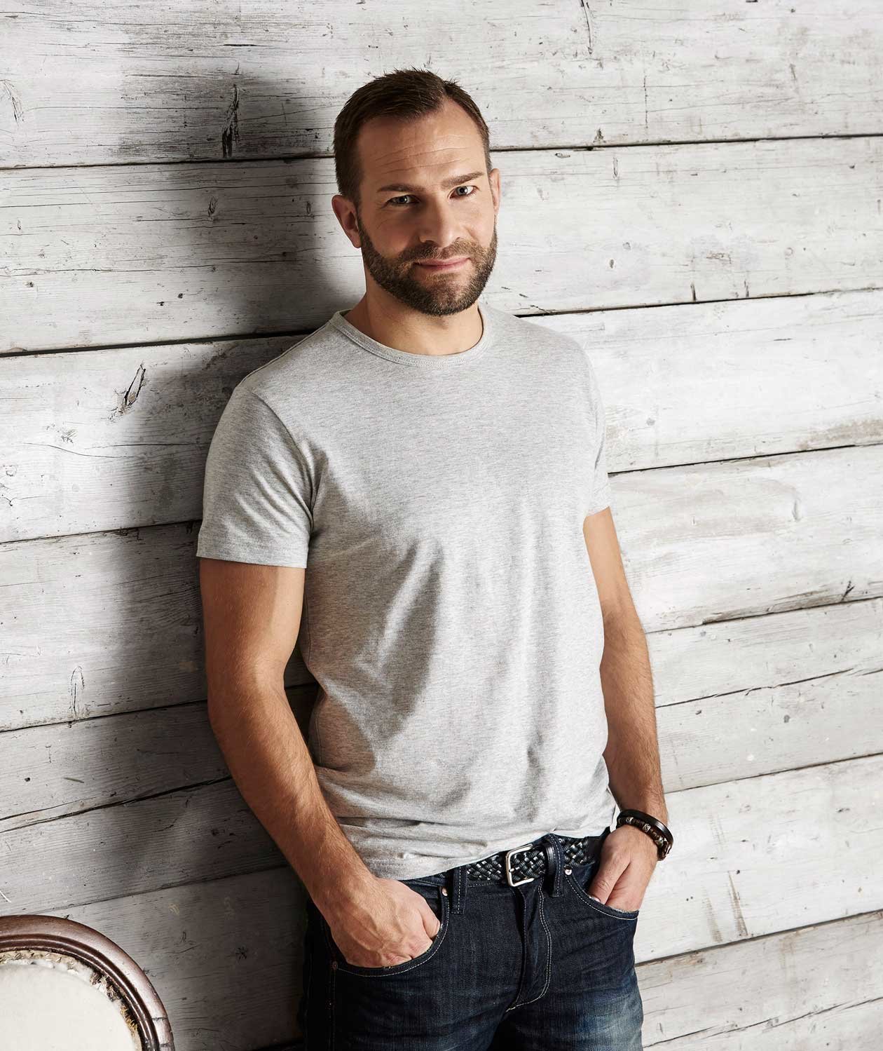 South West Delray ekologisk T-shirt, Gr&aring; Melange, large image number 1