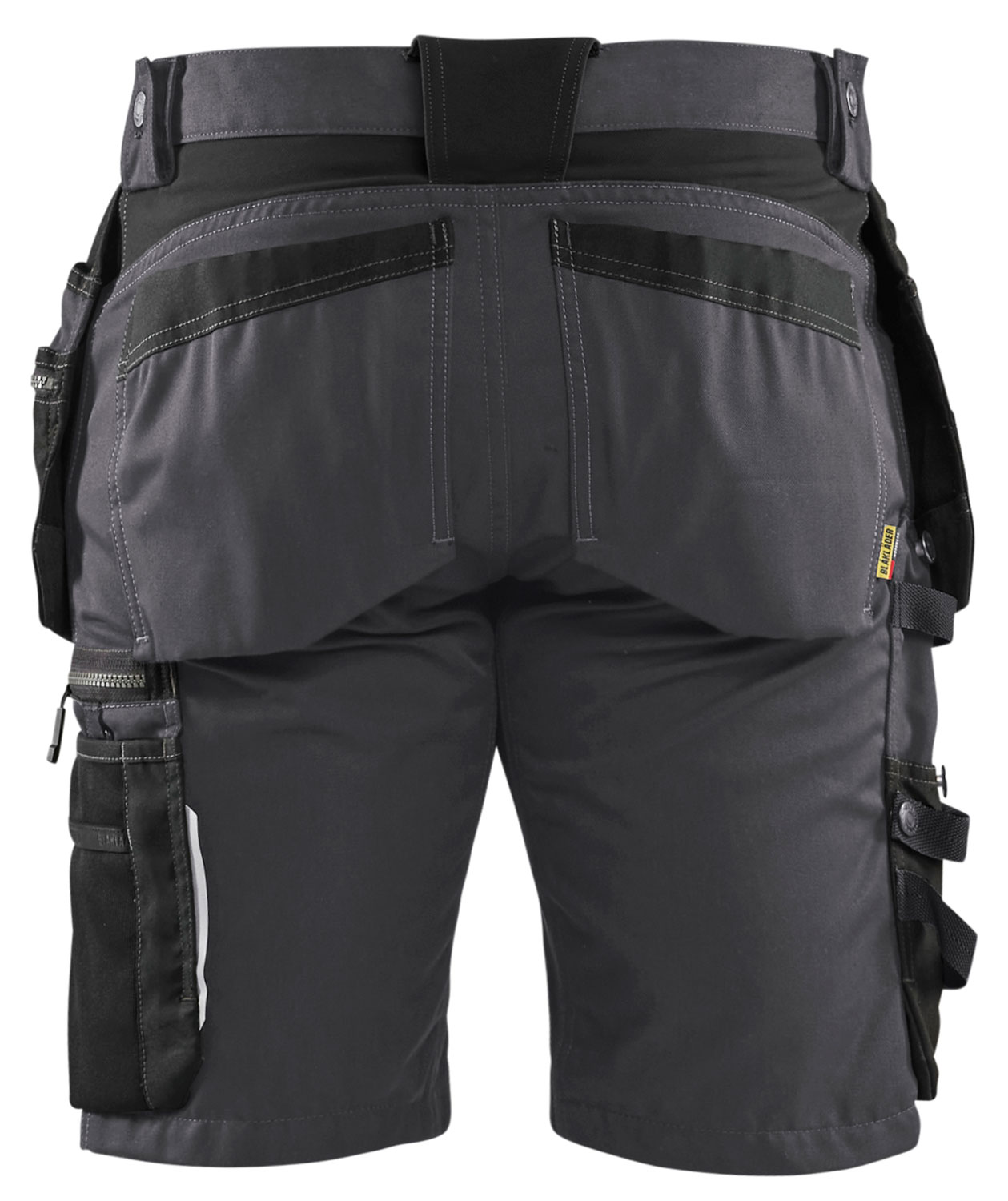 Bl&aring;kl&auml;der&nbsp;h&aring;ndv&aelig;rkershorts, Mellemgr&aring;/sort, large image number 1