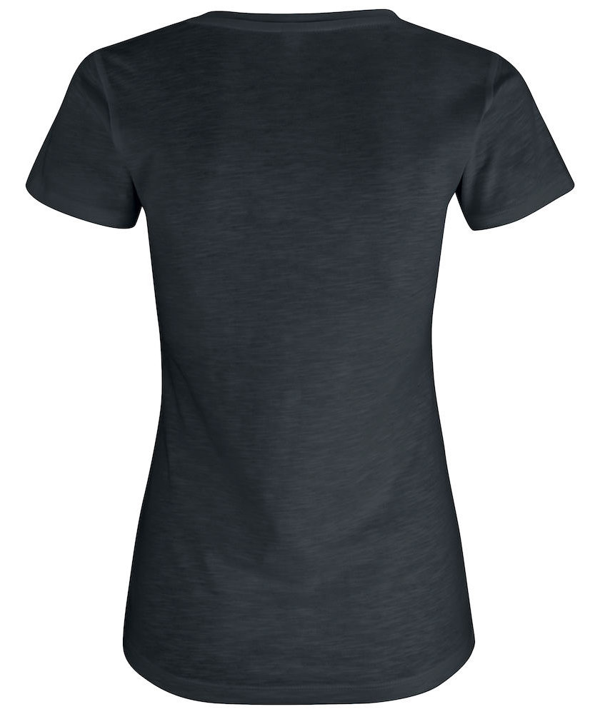 Clique Slub dame T-shirt, Sort, large image number 1
