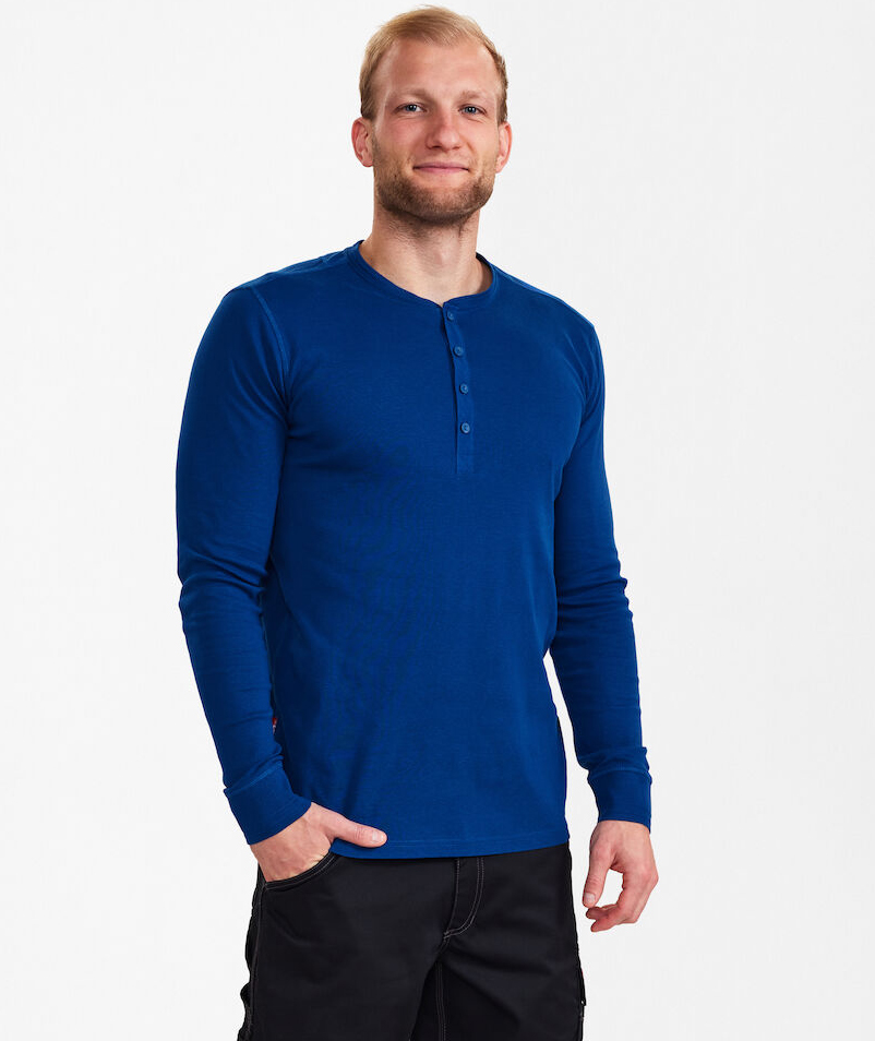 Engel Extend langermet Grandad T-skjorte