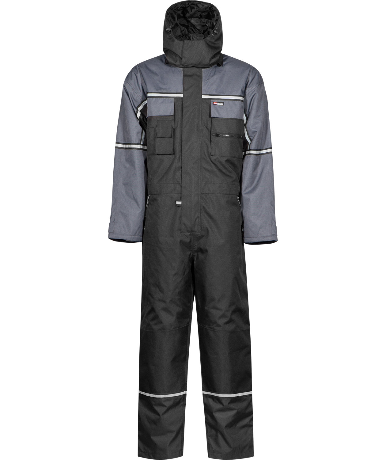 Lyngs&oslash;e termooverall, Svart/Gr&aring;