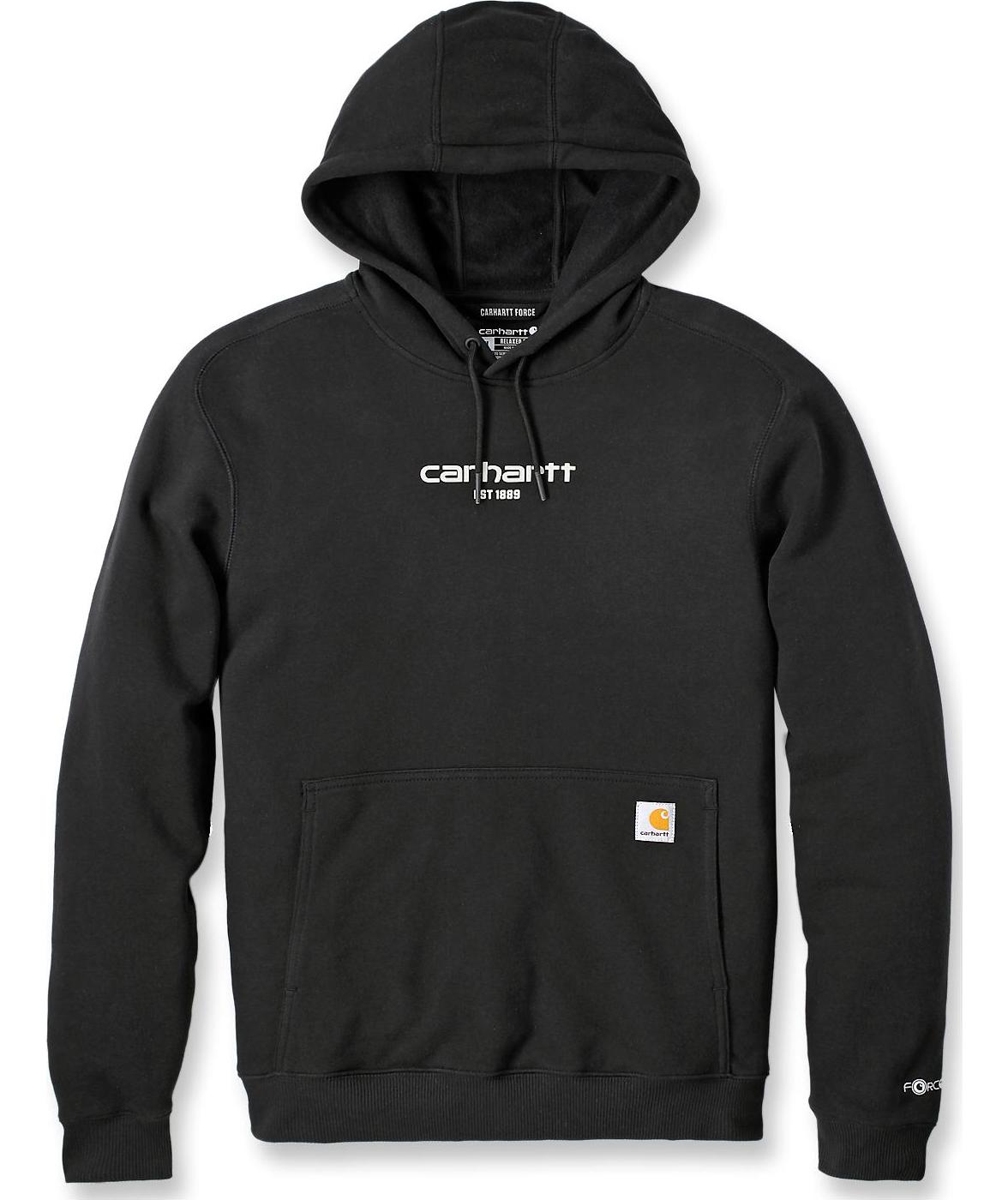 Carhartt Logo Graphic h&aelig;ttetr&oslash;je, Black
