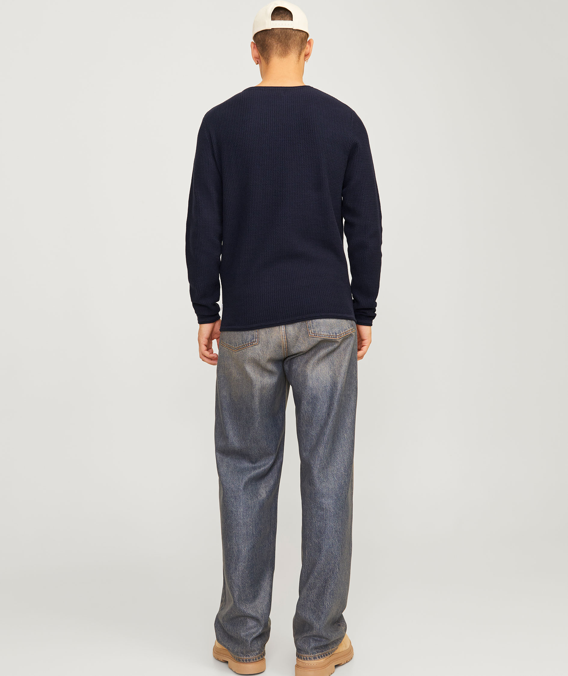 Jack & Jones JJECOOPER strikket genser, Mood Indigo, large image number 2
