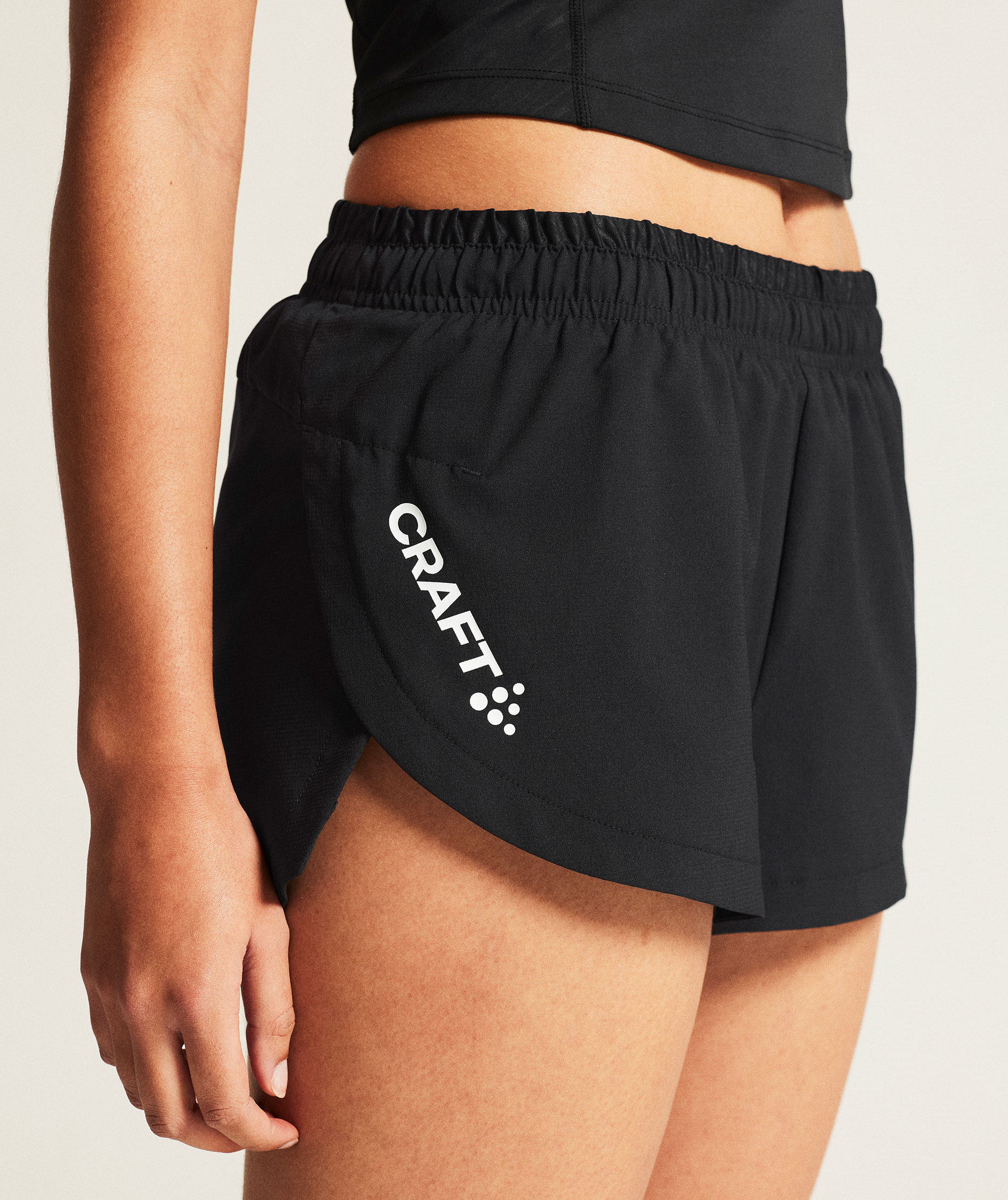 Craft Rush 2.0 Marathon dameshorts, Black, large image number 5