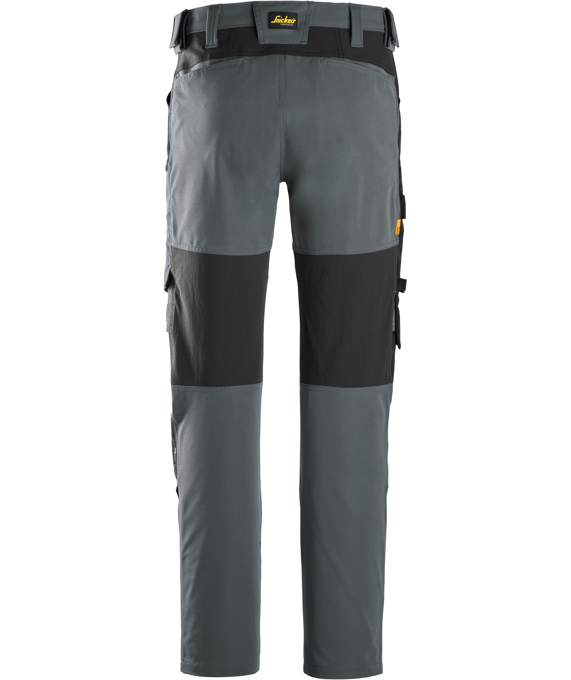 Snickers AllroundWork arbeidsbukse 6318 full stretch, Steel Grey/Black, large image number 1