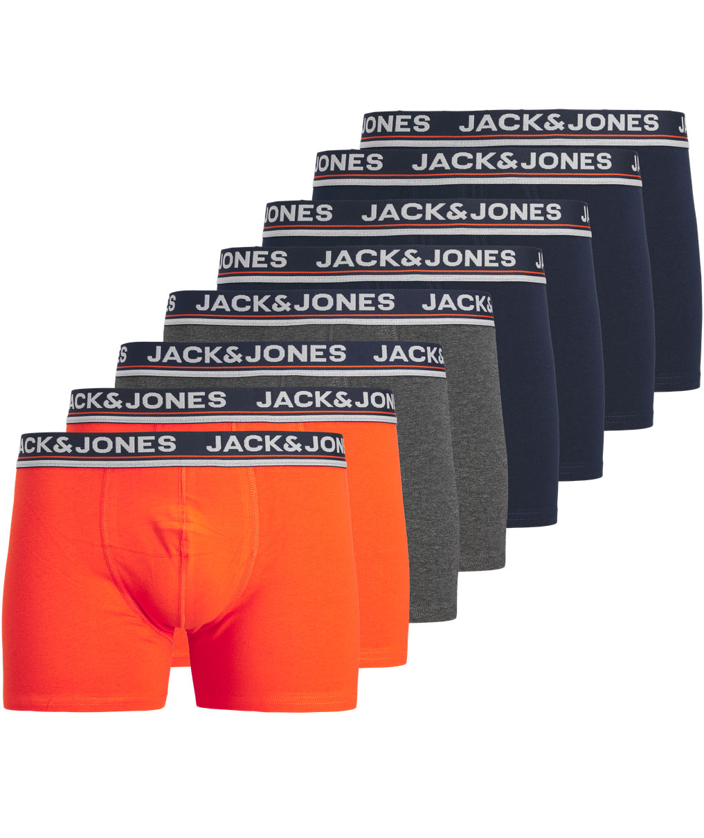 Jack & Jones JACJOHN 8-pack boxershorts, Navy Blazer