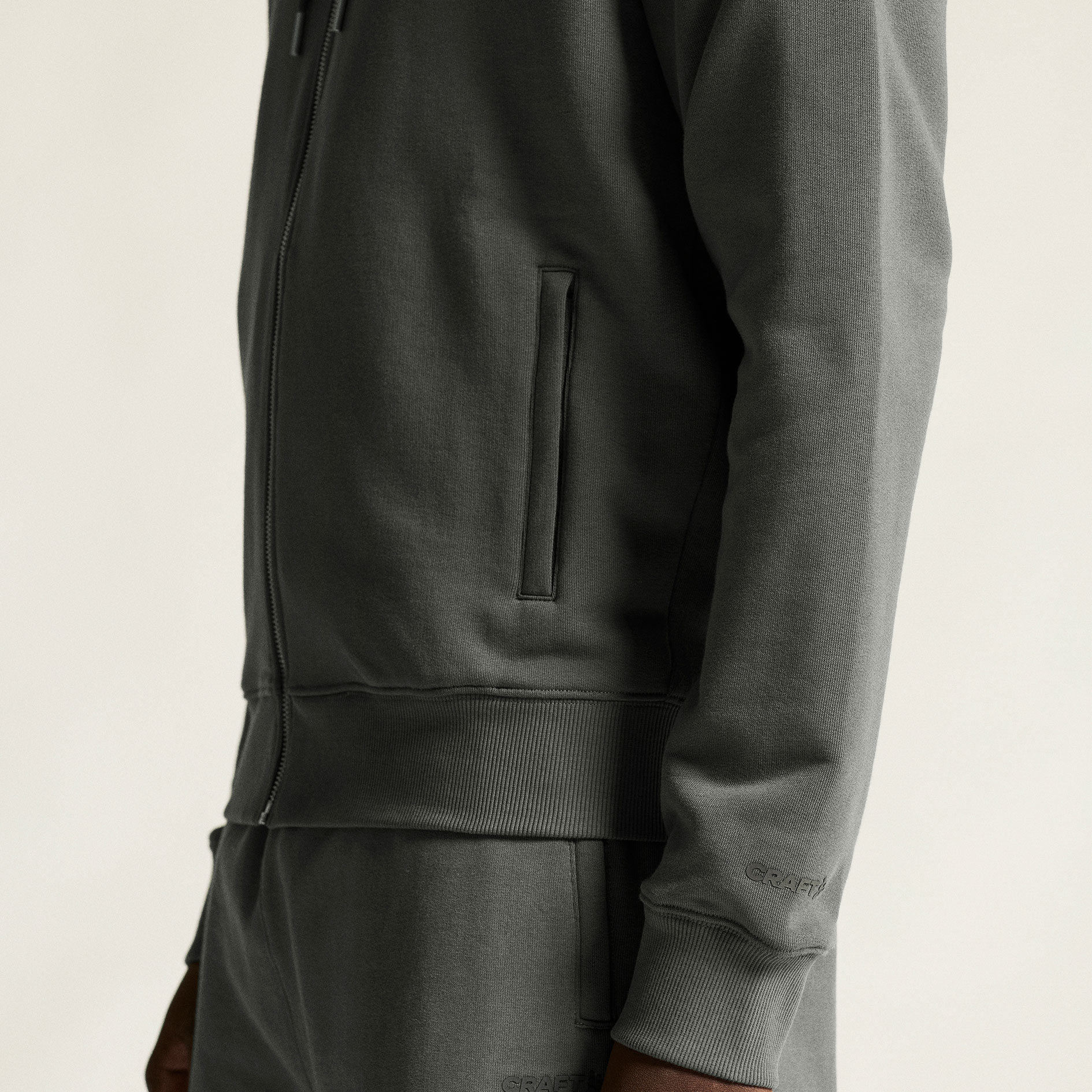 Craft Frequent hoodie med dragkedja, Lava, large image number 6