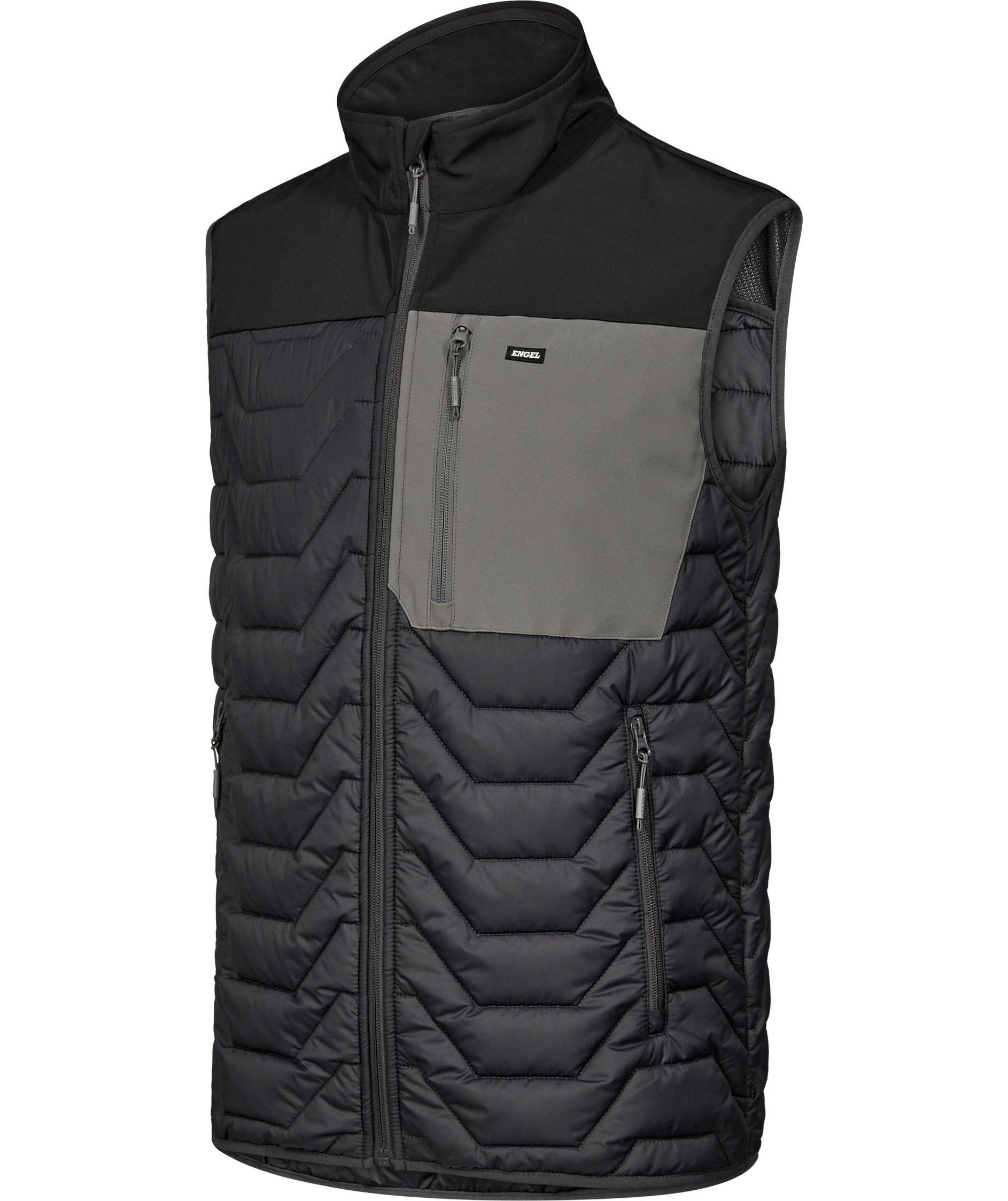 Engel Entire Steppweste, Anthracite Grey/Black, large image number 5
