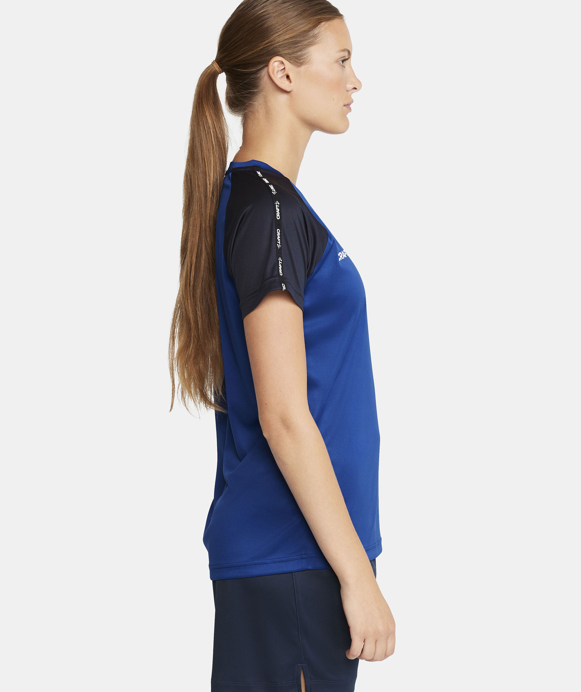 Craft Squad 2.0 Contrast Damen T-Shirt, Club Cobolt - Marine, large image number 6