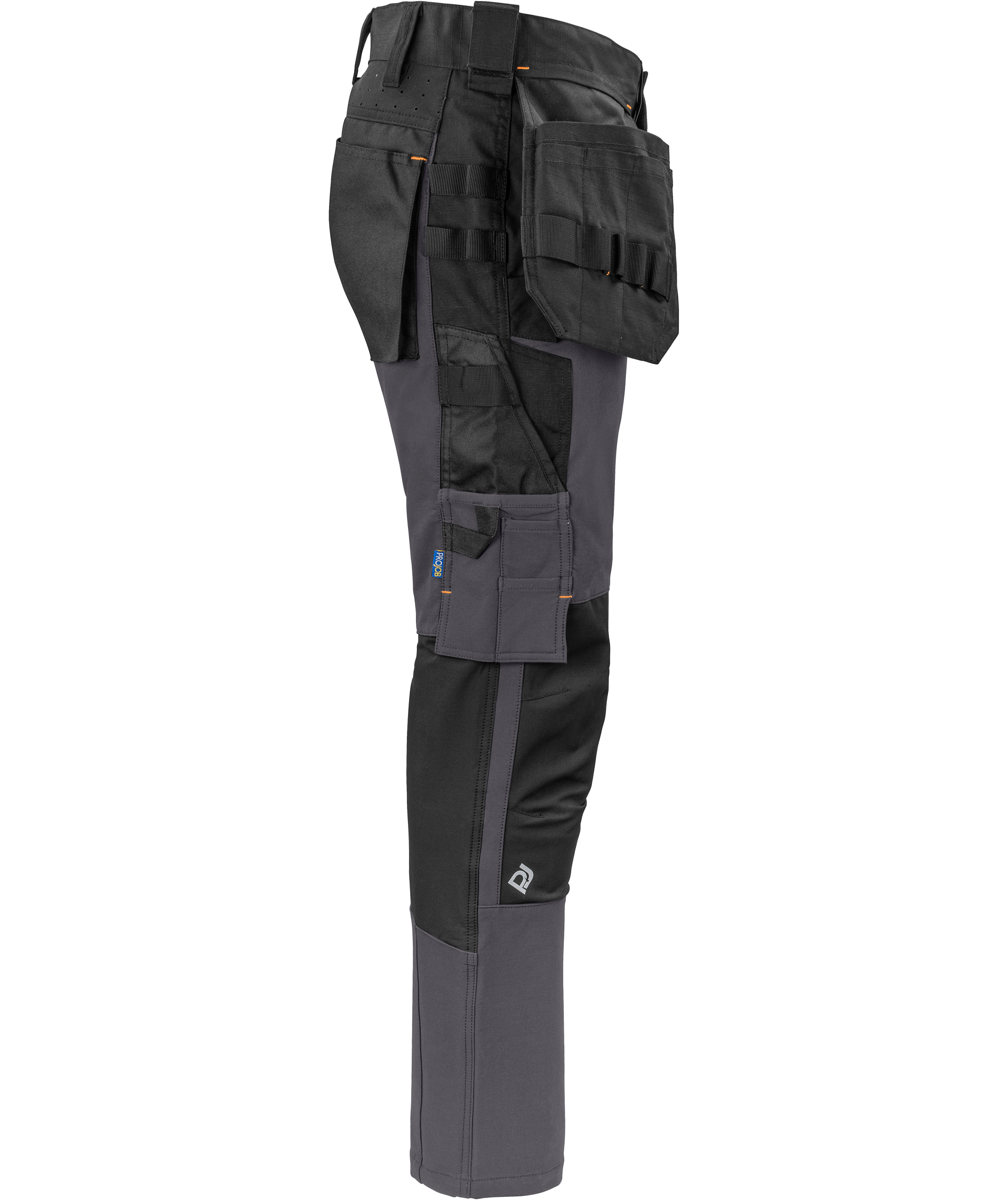 ProJob hantverksbyxa 5551 full stretch, Grey, large image number 2