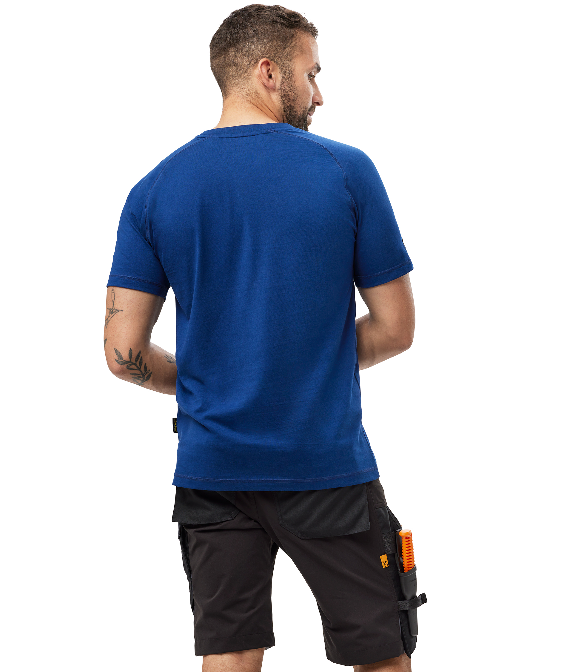 Snickers AllroundWork arbeidsshorts 6173 full, Steel Grey/Black, large image number 3