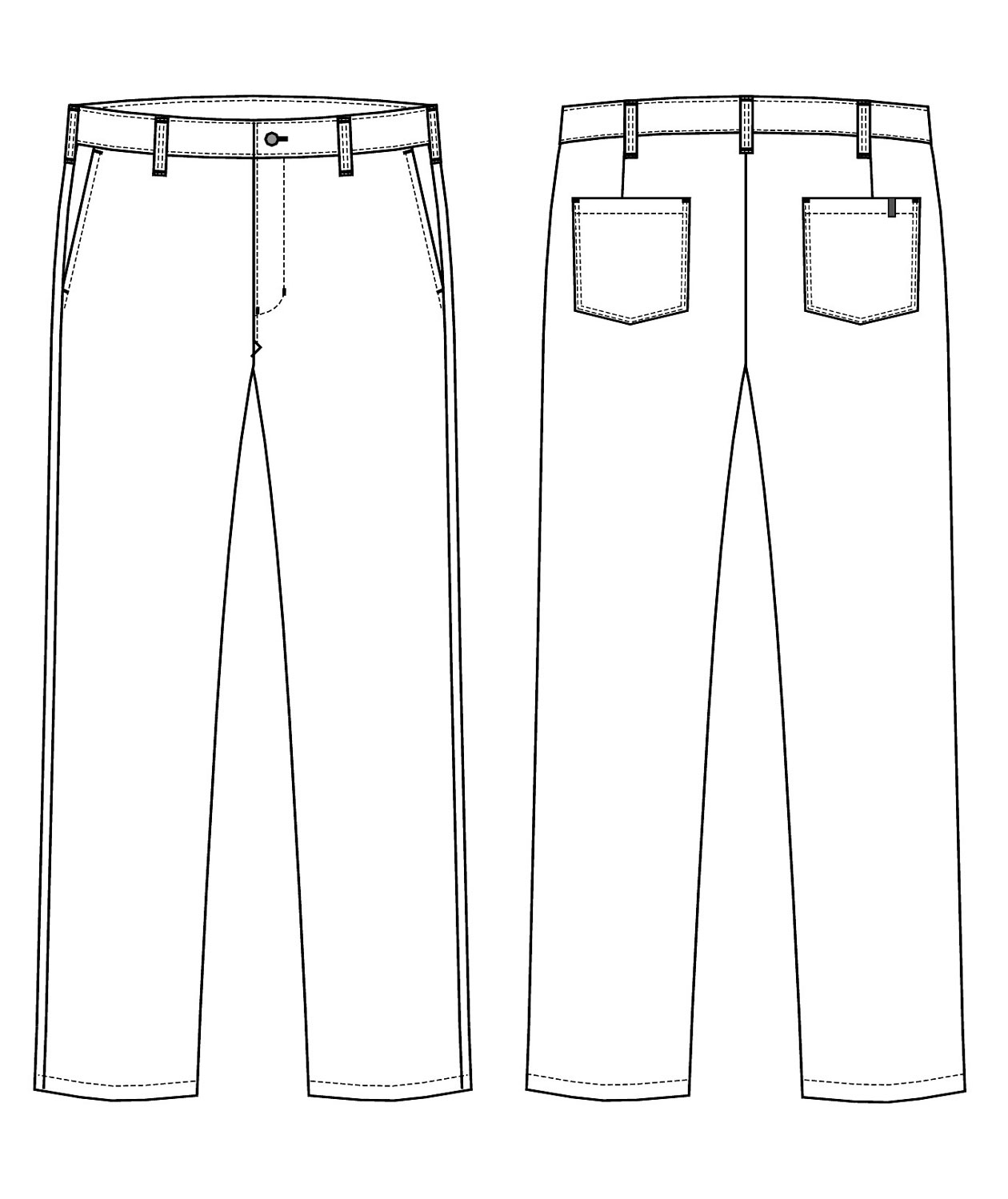 Kentaur chino bukse benlengde 86 cm, Pepitaruter Svart/Gr&aring;, large image number 4