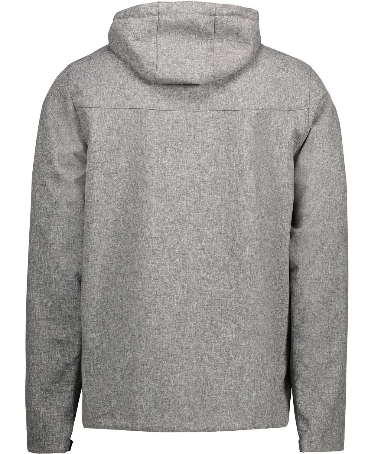 ID Casual softshelljacka med huva, Gr&aring;melerad