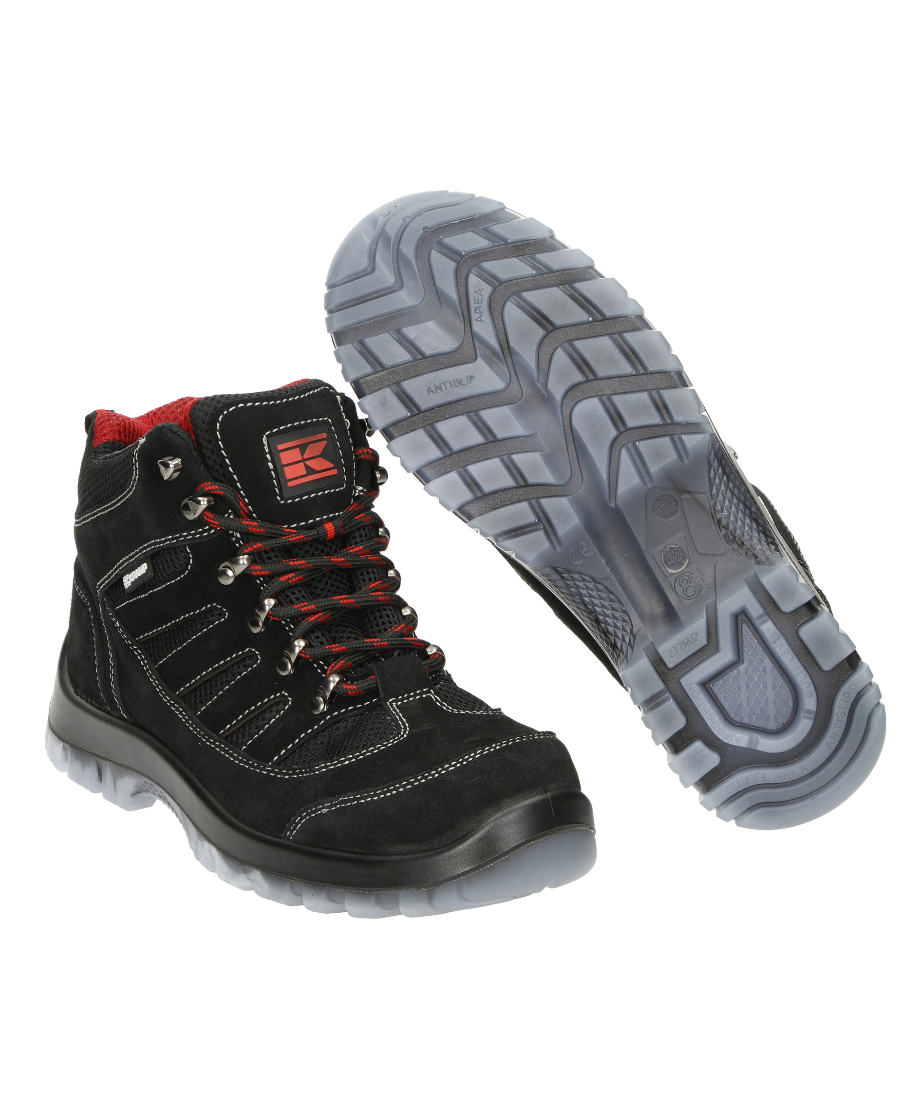 Kramp Poitiers vernest&oslash;vletter S1P, Svart