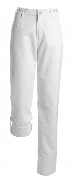 Kentaur denim blueline dame flexbukse, Hvit, large image number 0