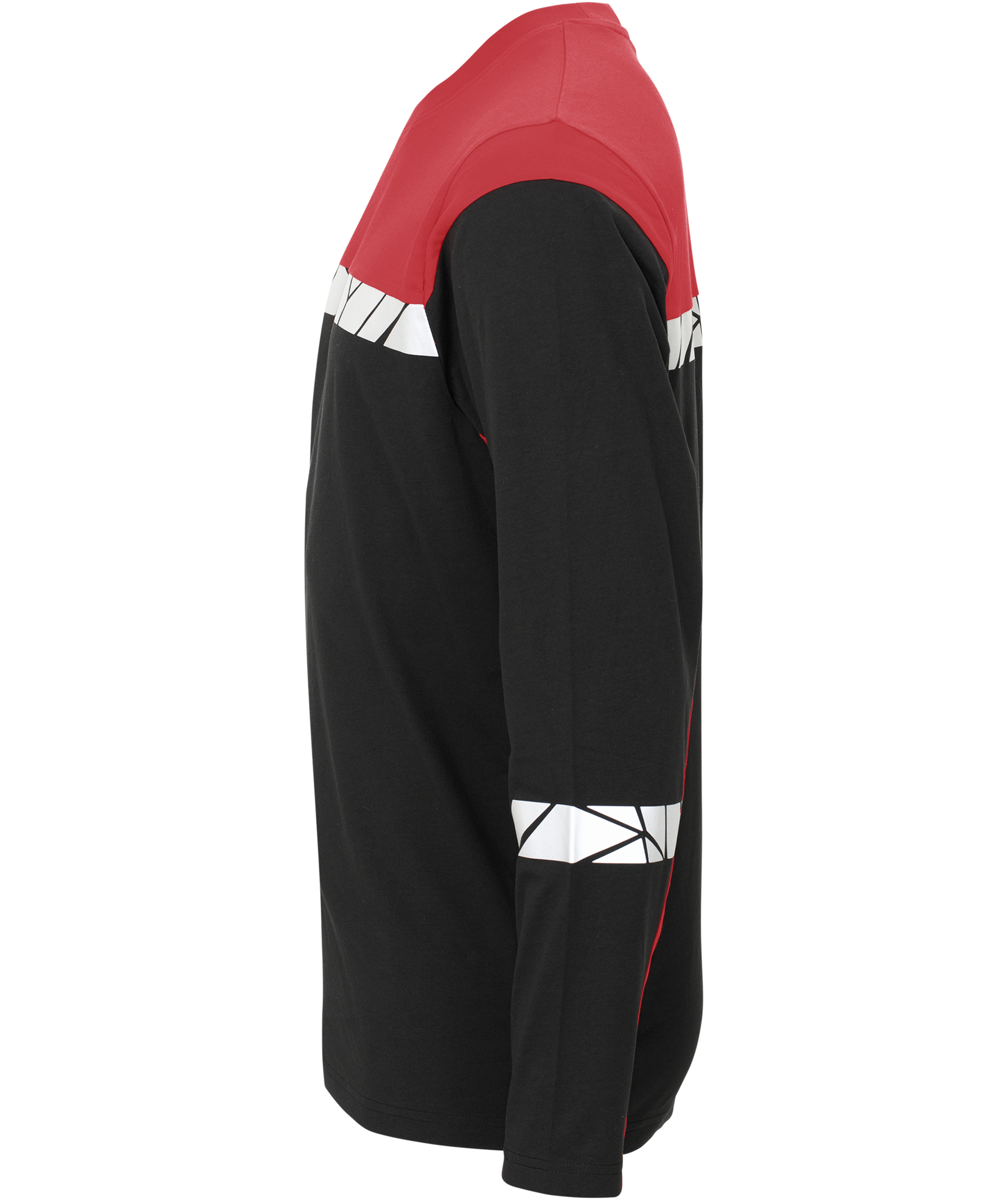 ProJob long-sleeved T-shirt 7002, Black/Red, large image number 3