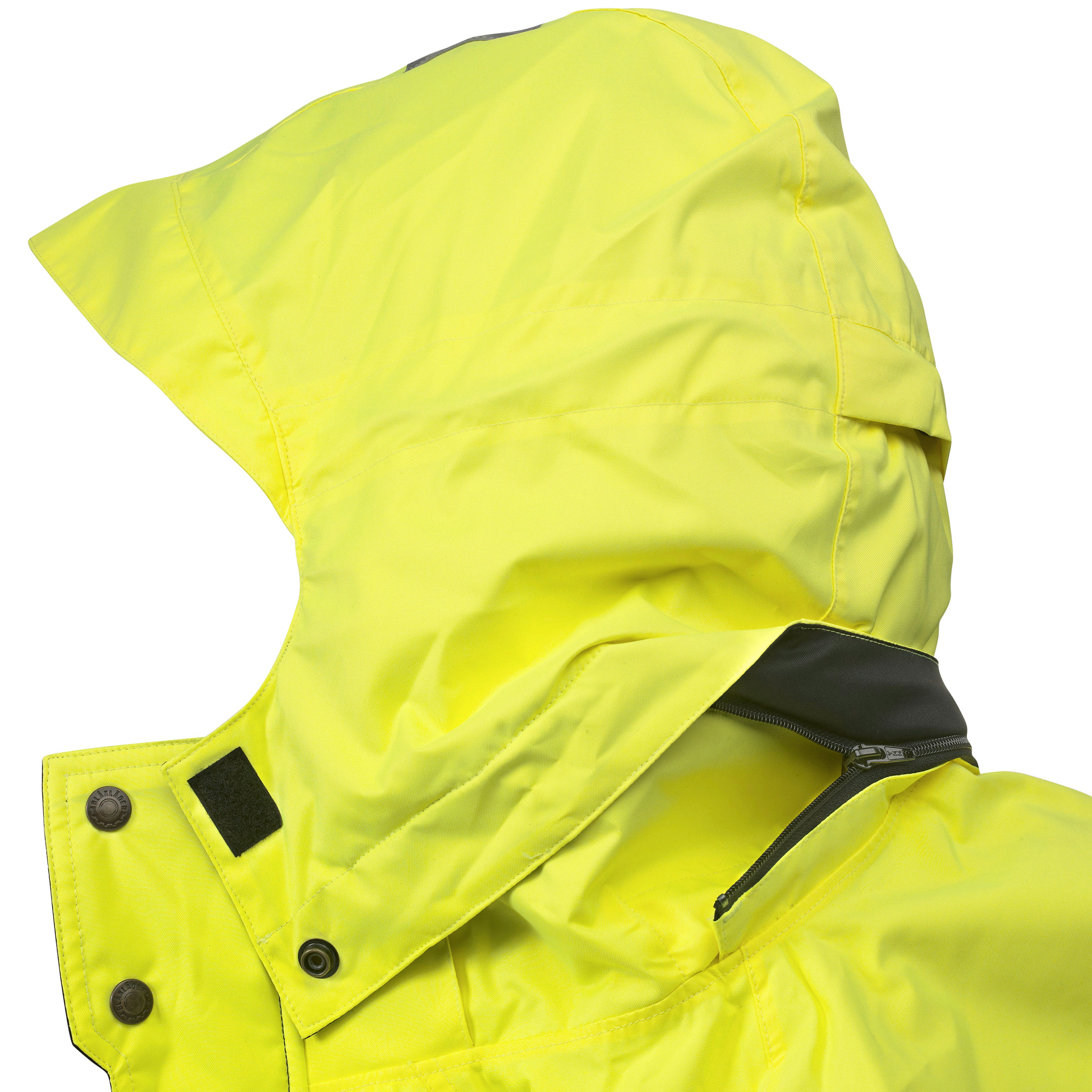 Bl&aring;kl&auml;der Vinter arbejdsjakke, Gul/Sort, large image number 4