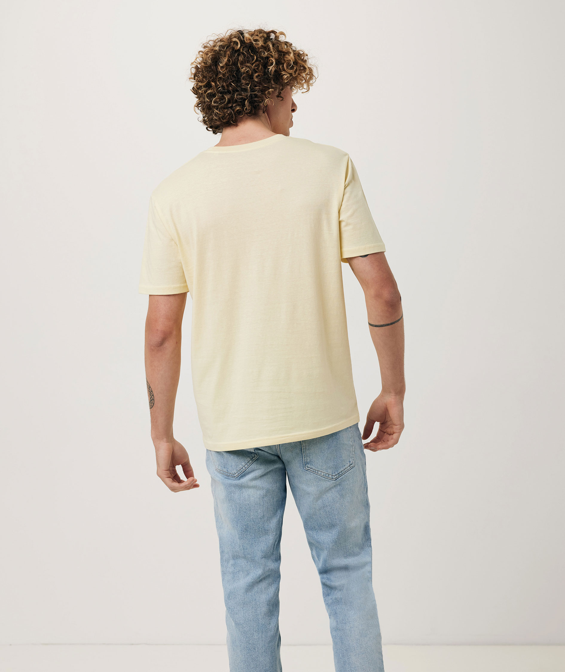 Iqoniq Brett T-Shirt, Cream Yellow, large image number 7