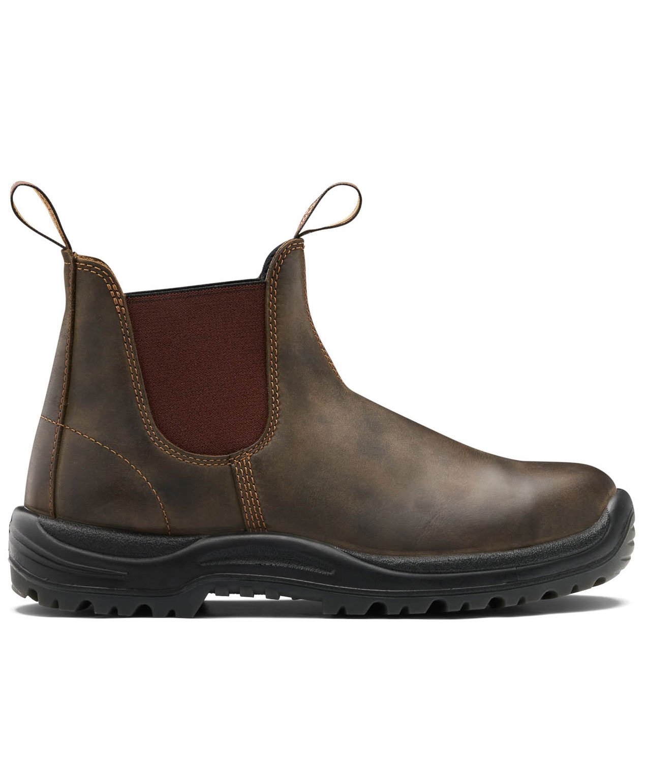 Blundstone 196 Xtreme safety boots S2, Rustic Brown, large image number 2