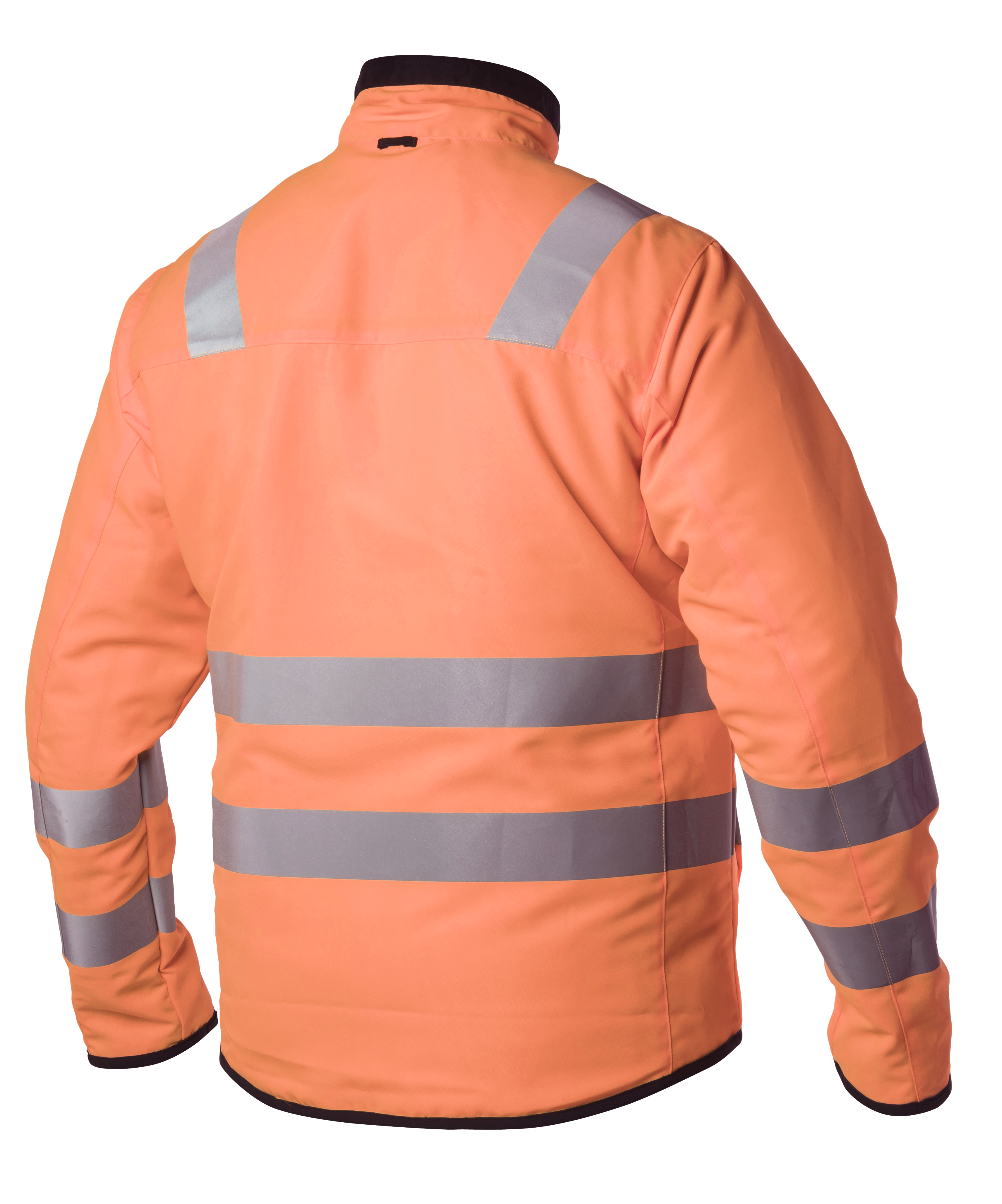 Viking Rubber Evosafe zip in jakke, Hi-Vis Oransje/Svart
