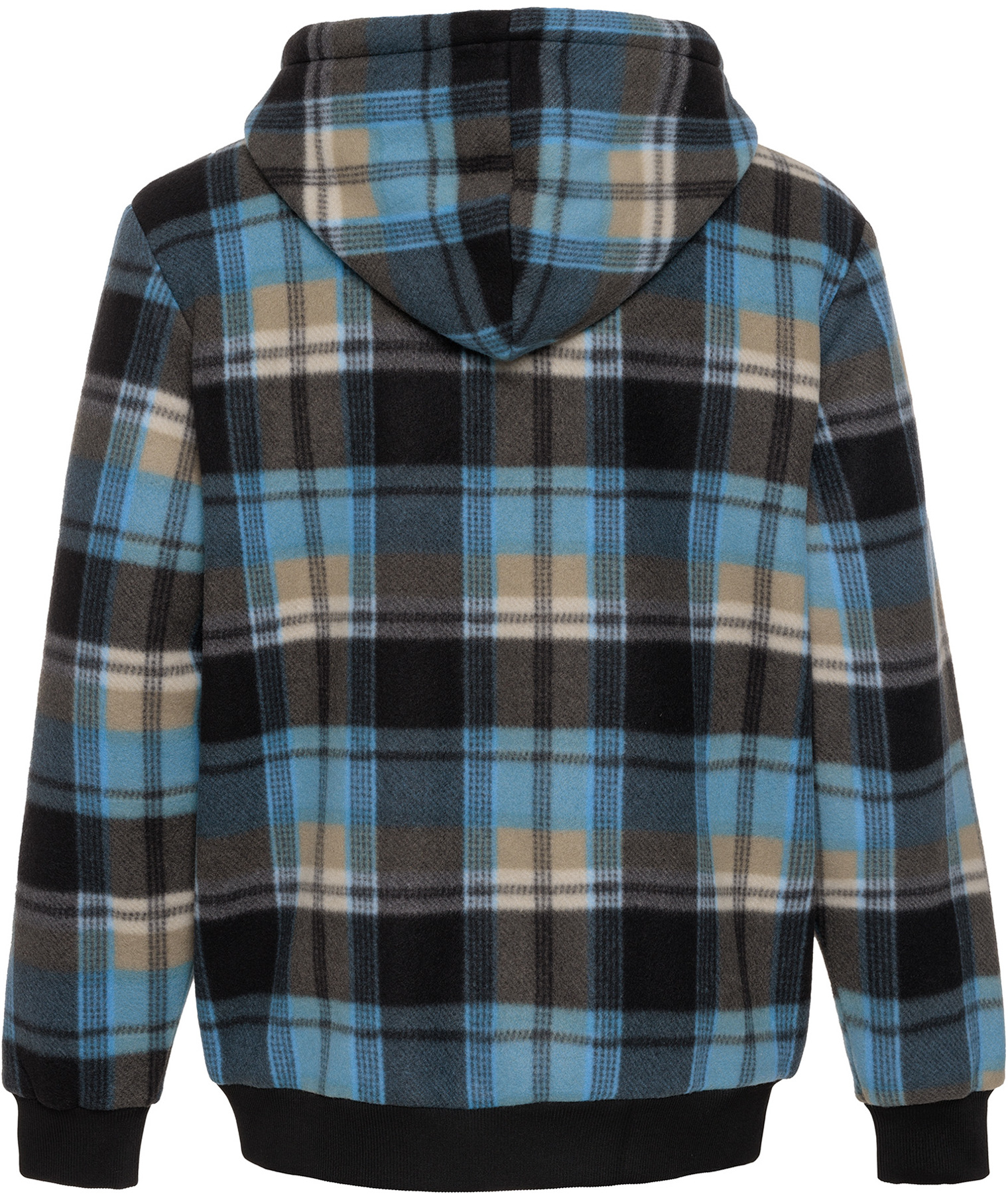 Roadsign fleecejacka, Black/Aqua