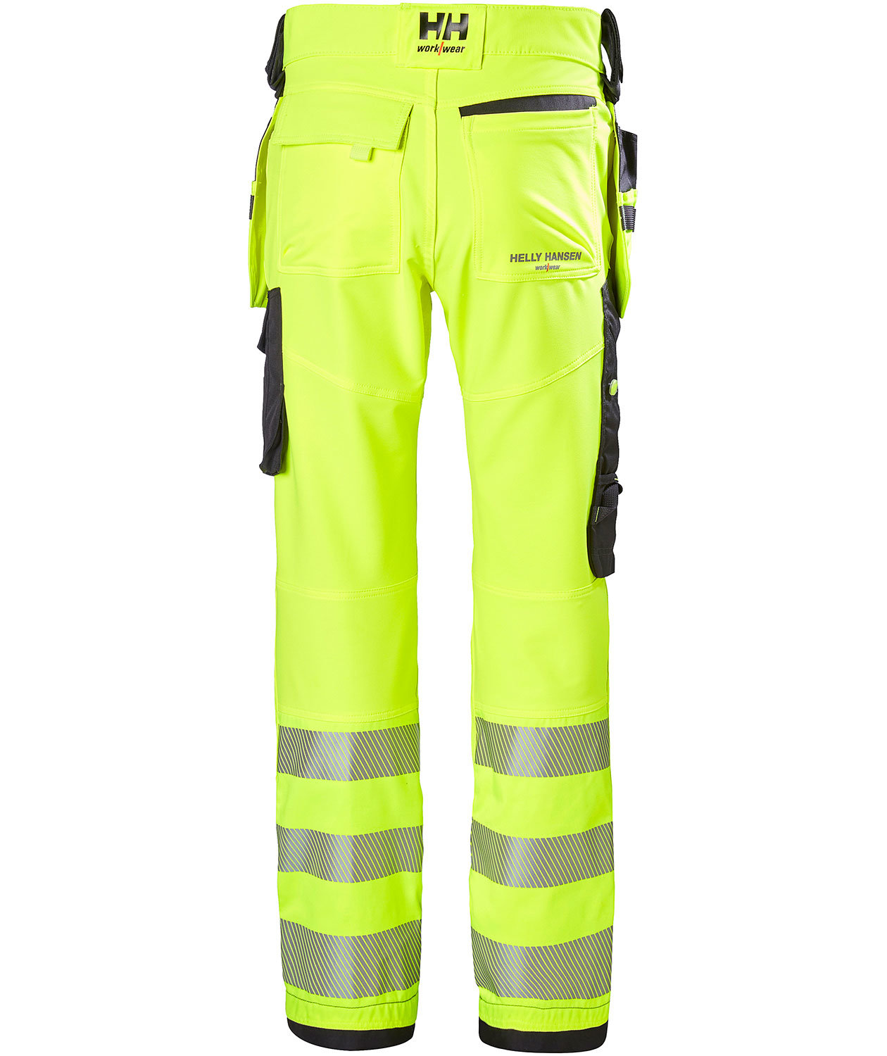 Helly Hansen ICU hantverksbyxa full stretch, Varsel gul/charcoal, large image number 2