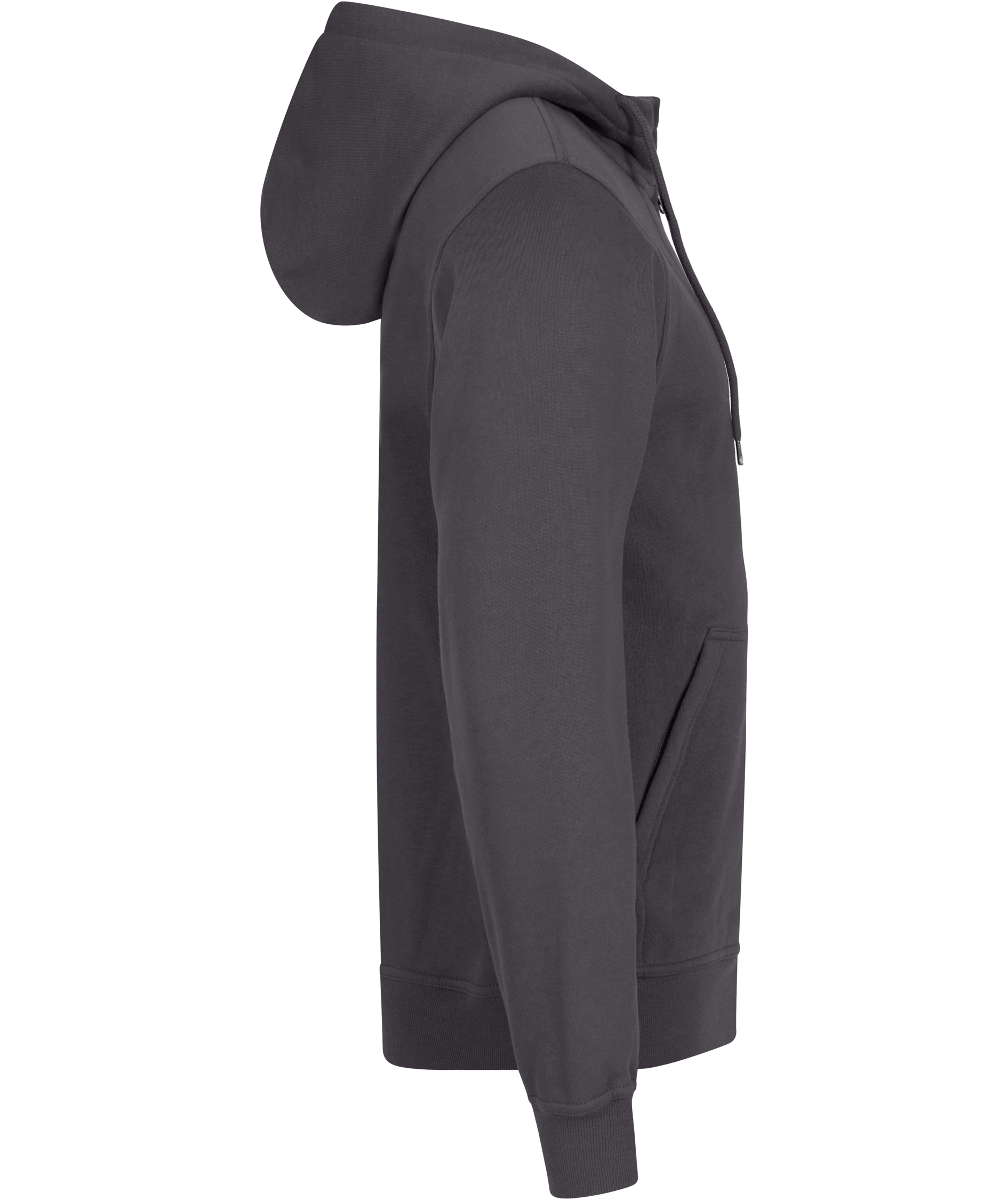 Clique Miami h&aelig;ttetr&oslash;je med lynl&aring;s, Metal Grey, large image number 2