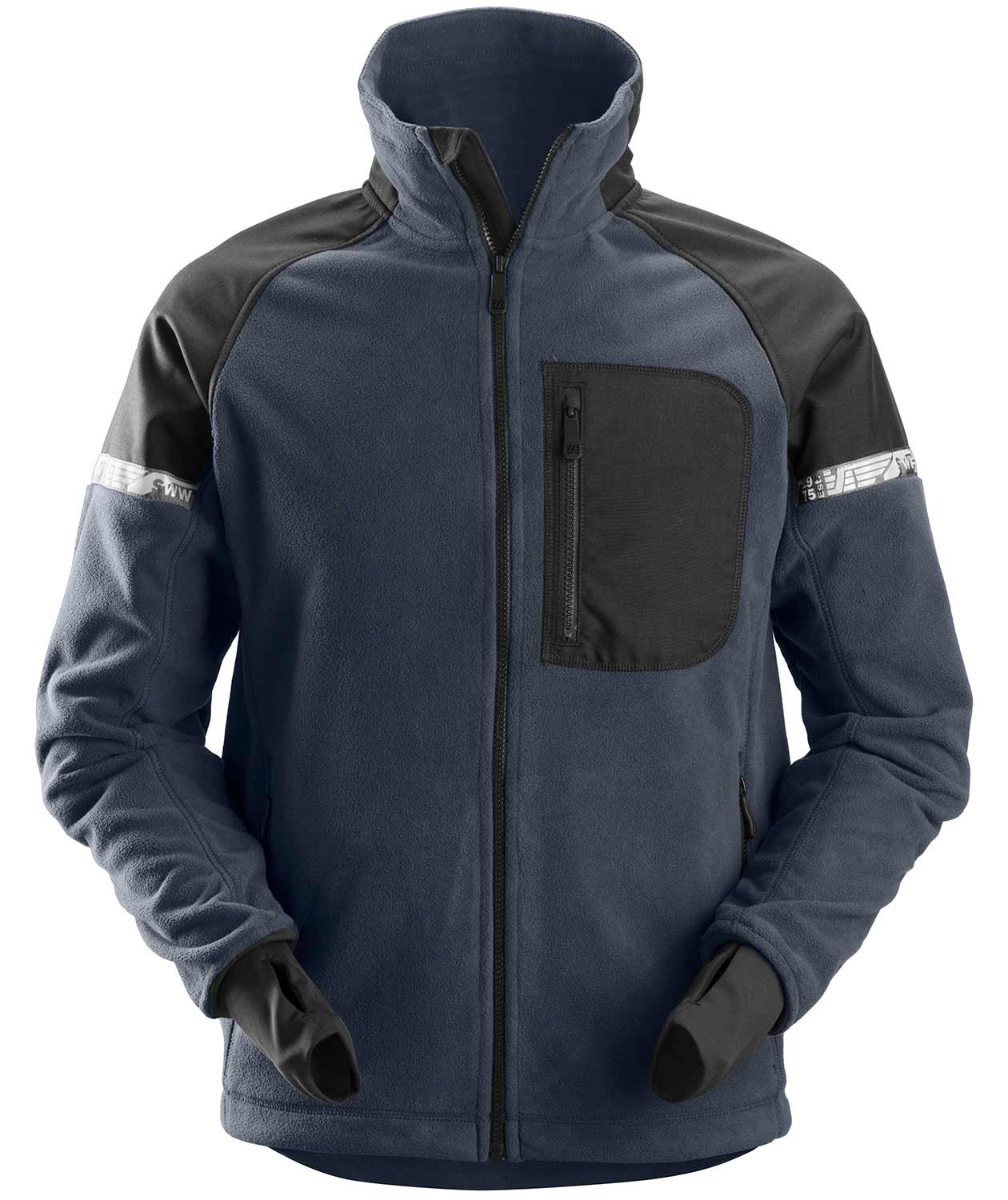 Snickers AllroundWork fleece jacket 8005, Navy/Black