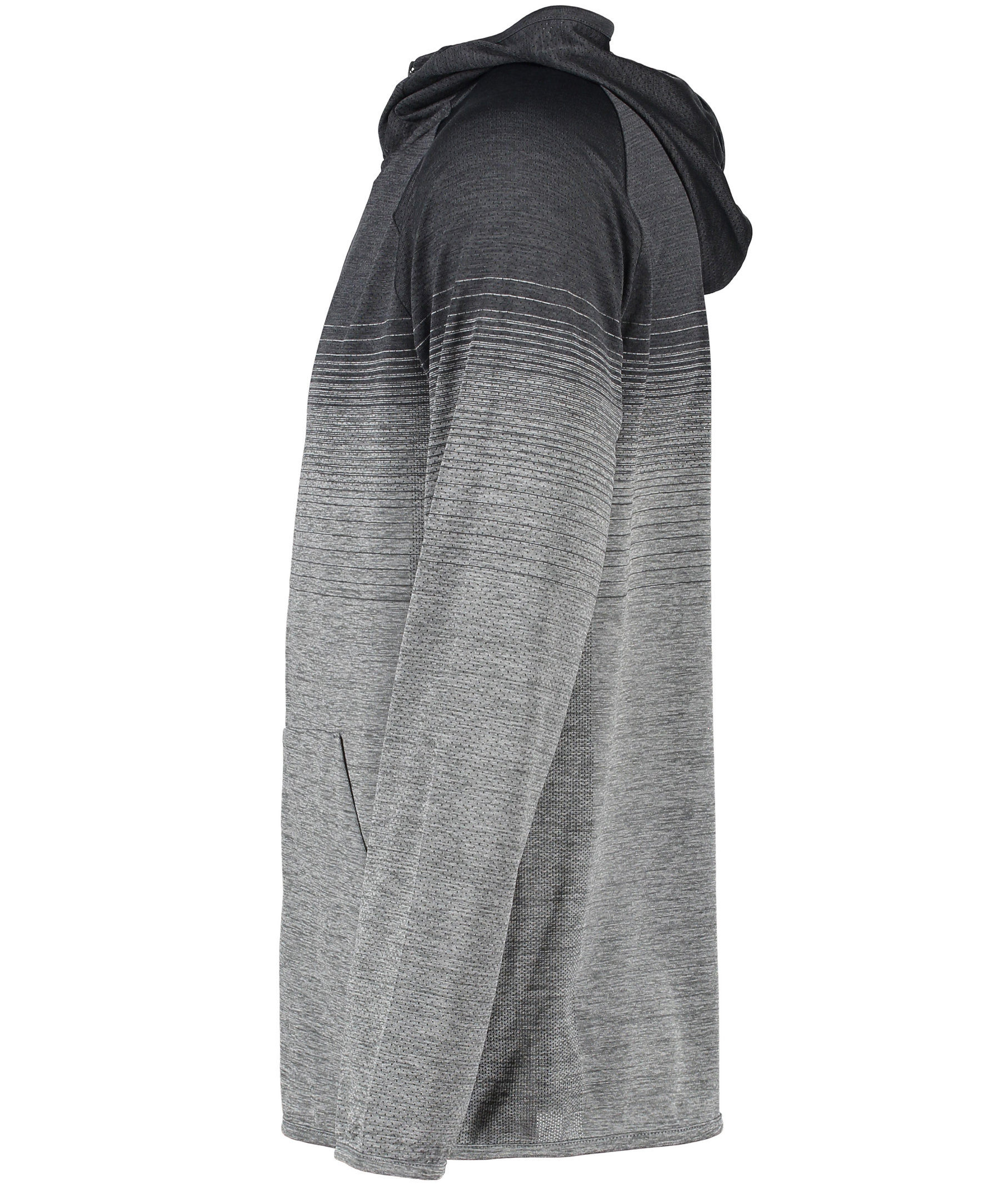 GEYSER seamless cardigan, Anthracite melange, large image number 3