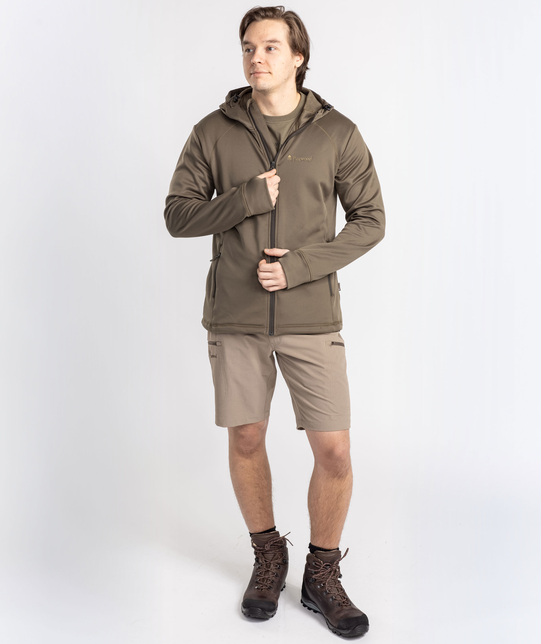 Pinewood Finnveden fleecejakke, Olive