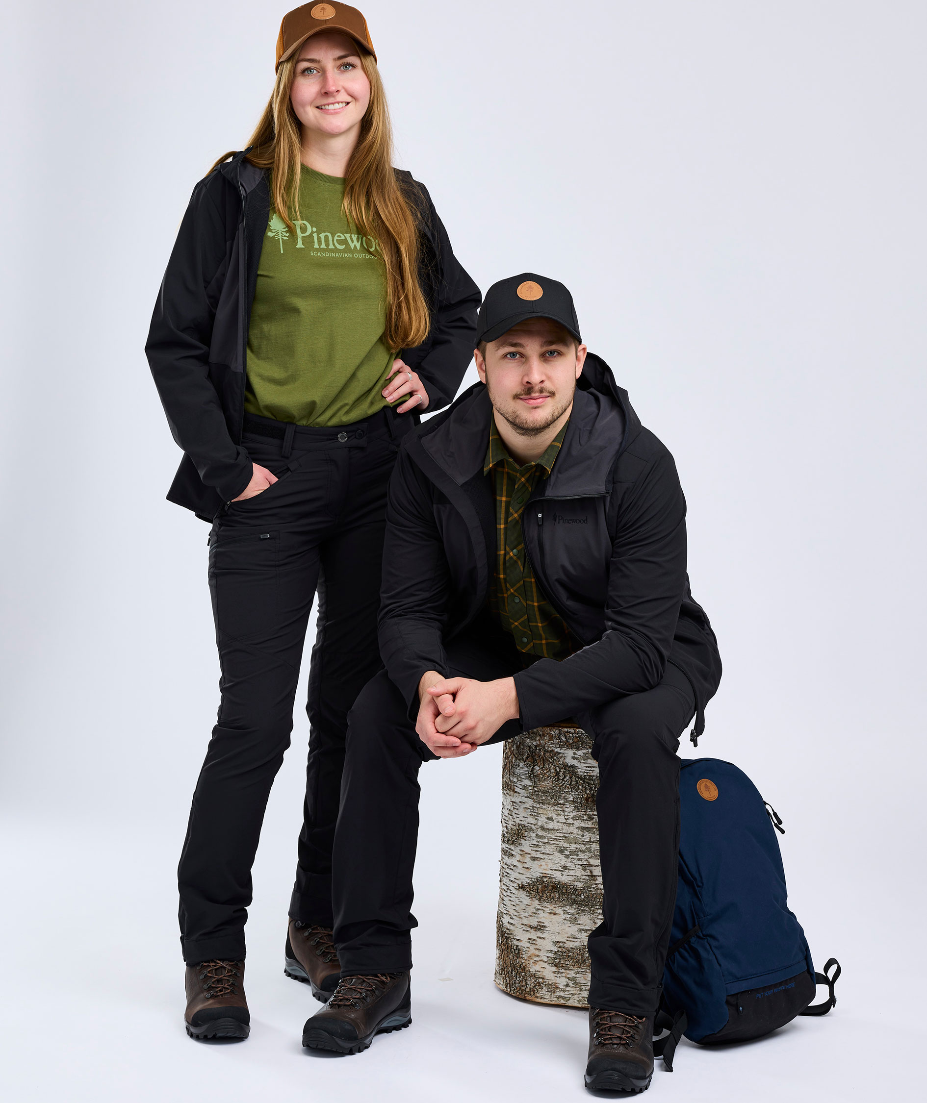 Pinewood Abisko Light damejakke, Black/Dark Anthracite, large image number 9