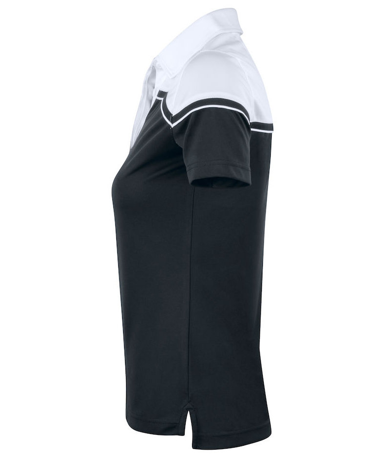 Cutter & Buck Seabeck dame polo T-shirt, Sort/Hvid, large image number 3