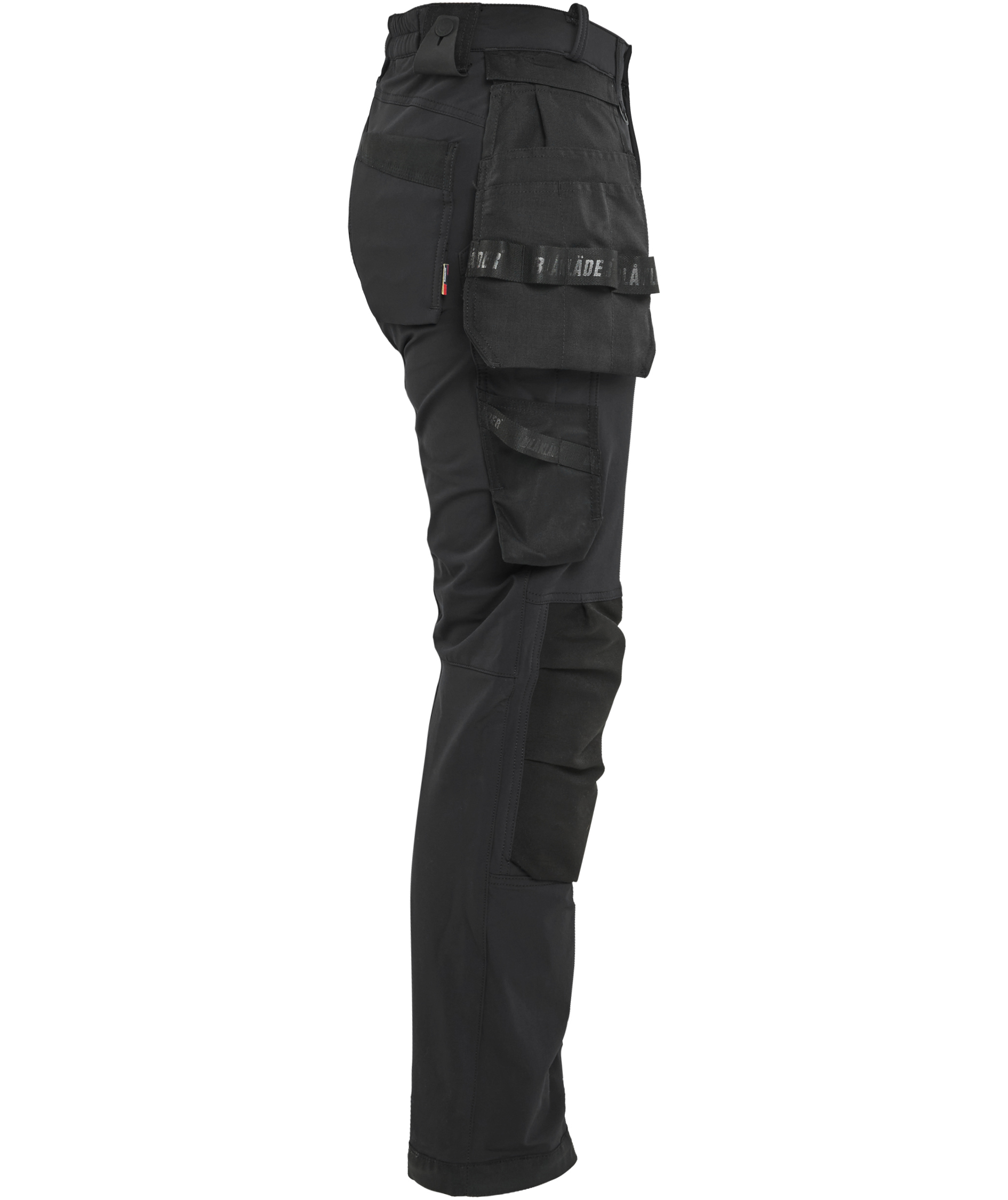 Bl&aring;kl&auml;der women's craftsman trousers full stretch, Black, large image number 2