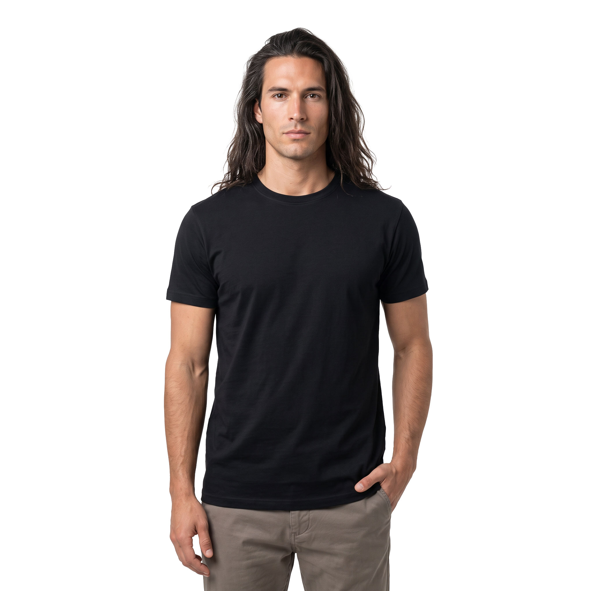YOU Blue Rebel Antilope T-Shirt, Schwarz, large image number 2