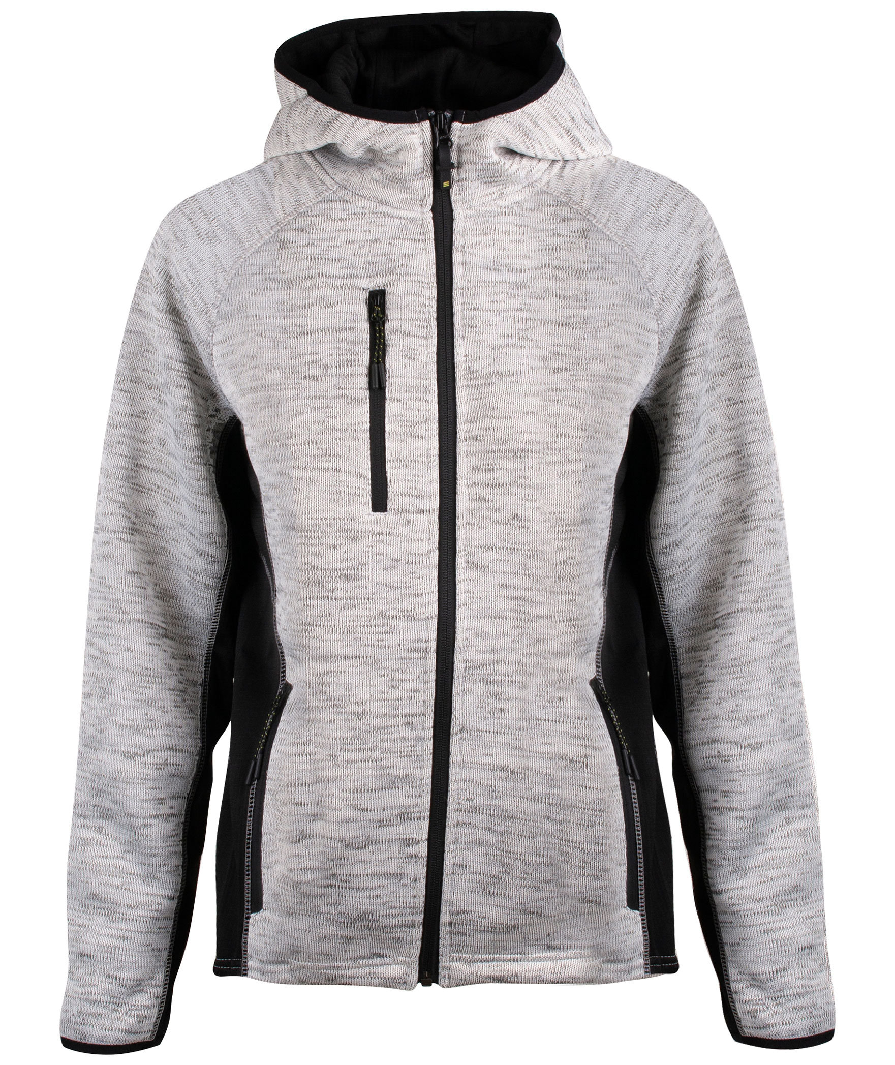 NYXX Essential dame fleece h&aelig;ttetr&oslash;je, Gr&aring;meleret