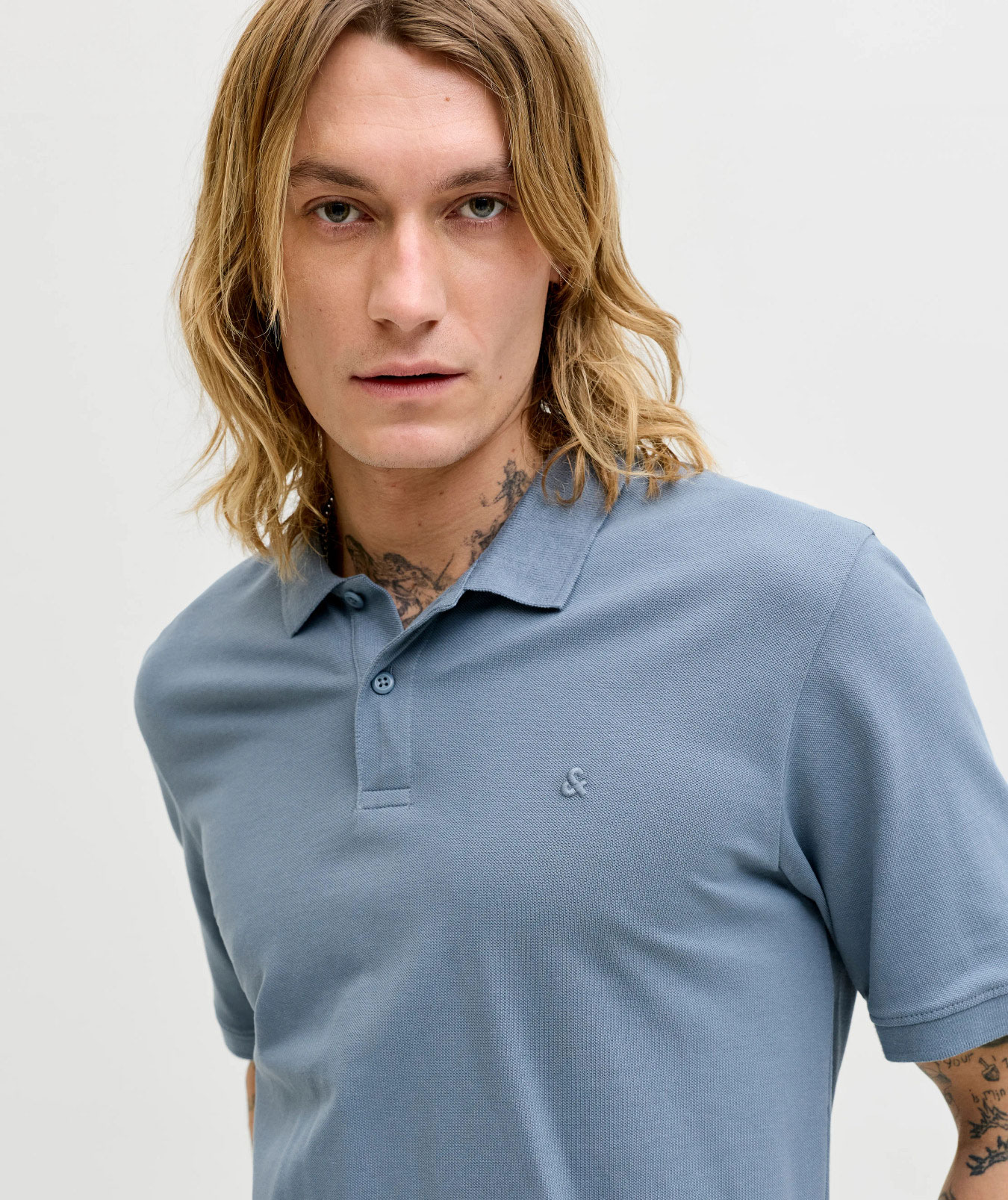 Jack & Jones JJEBASIC Poloshirt, Blue Mirage, large image number 3