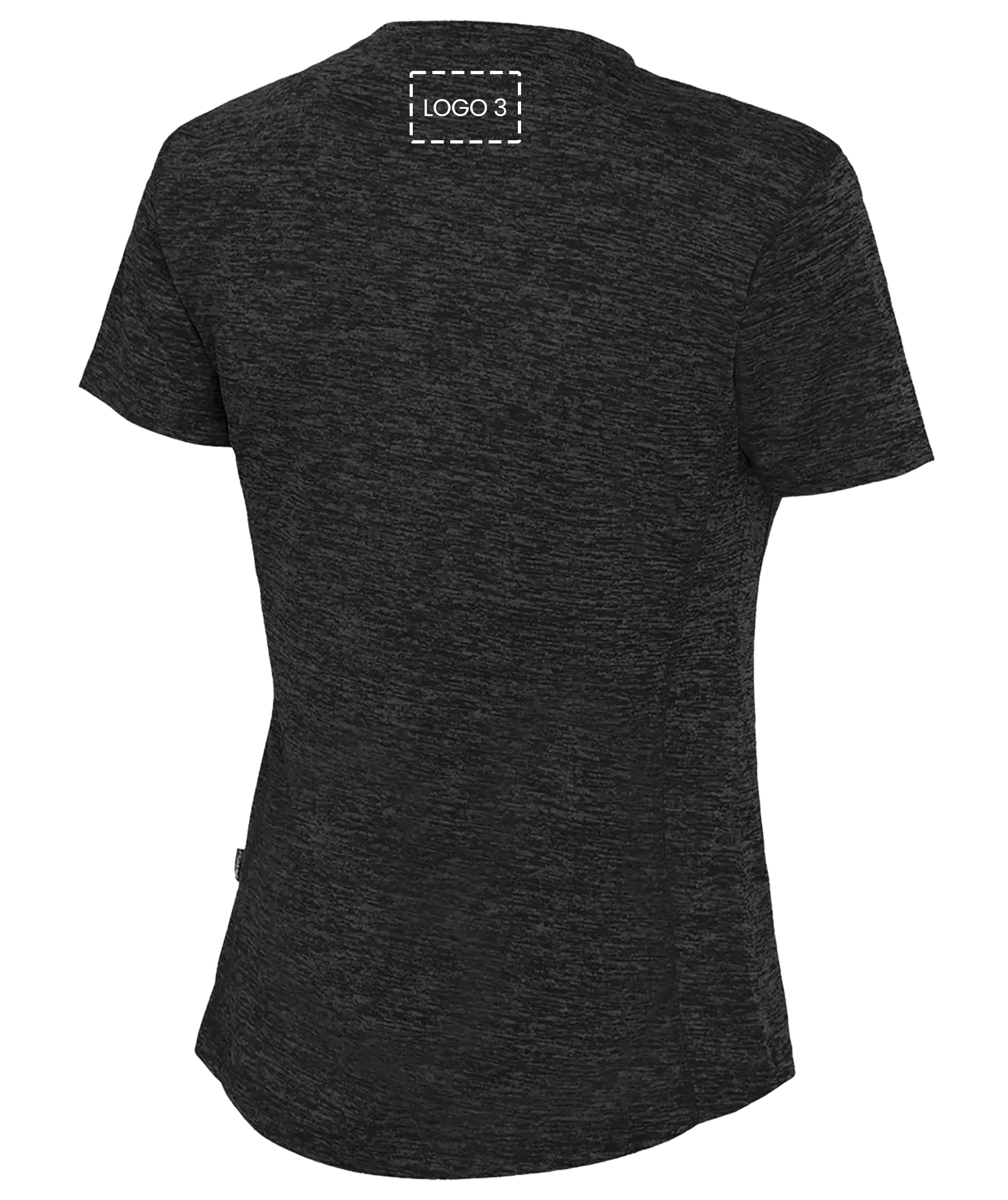 Pitch Stone dame T-shirt med logotryk, , large image number 2