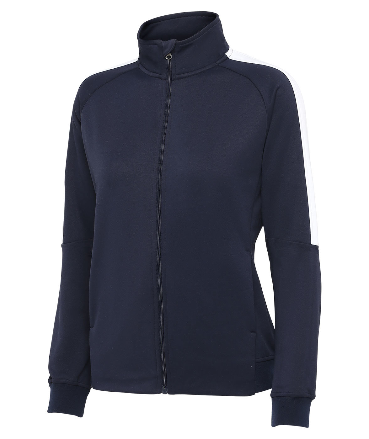 Pitch Stone Panel Damen Sweat Cardigan, Navy
