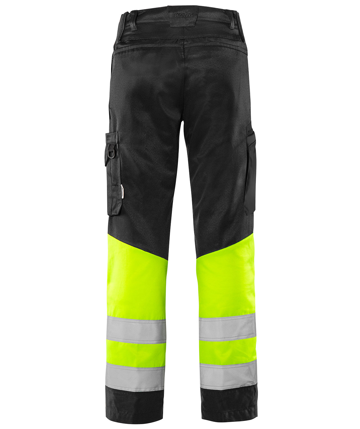 Fristads Green arbetsbyxa 2668 GPLU, Svart/Varselgul