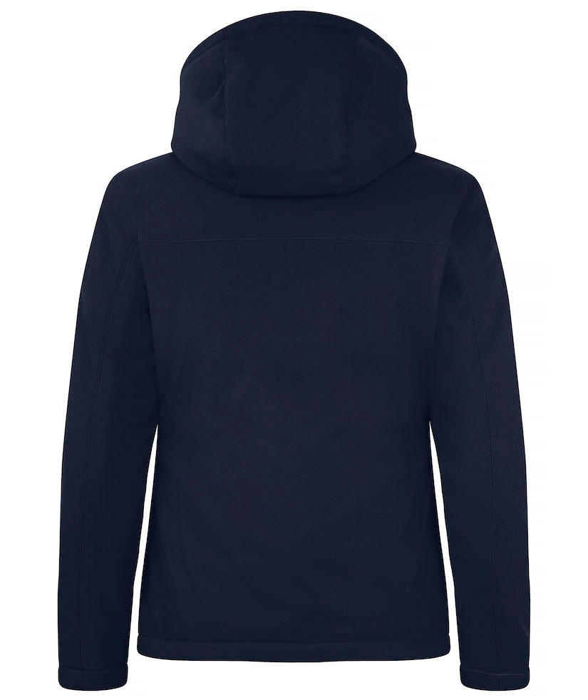 Clique fodrad softshelljacka dam, M&ouml;rk marinbl&aring;