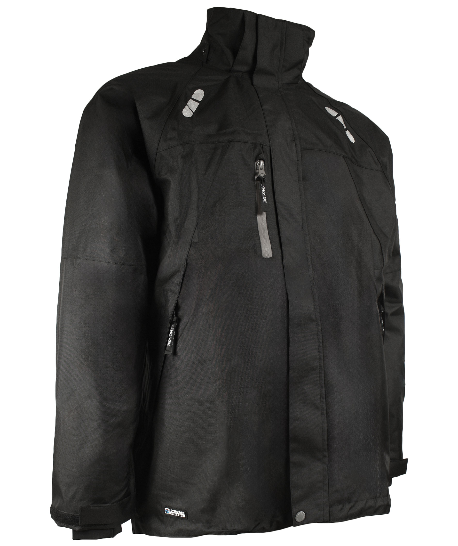 Lyngs&oslash;e regnjakke FOX6030, Svart