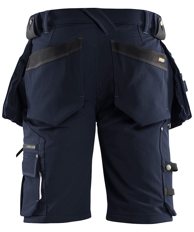 Bl&aring;kl&auml;der X1900 craftsman shorts full stretch, Dark Marine/Black, large image number 2