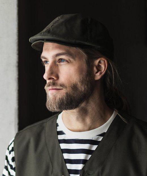 Segers 0564 Flat Cap, M&oslash;rk Olivengr&oslash;n