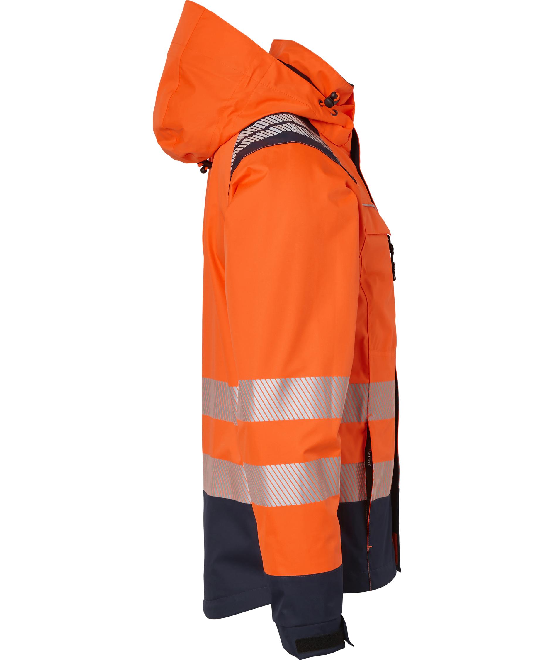 Top Swede Shelljacke 130, Hi-Vis Orange/Navy, large image number 2